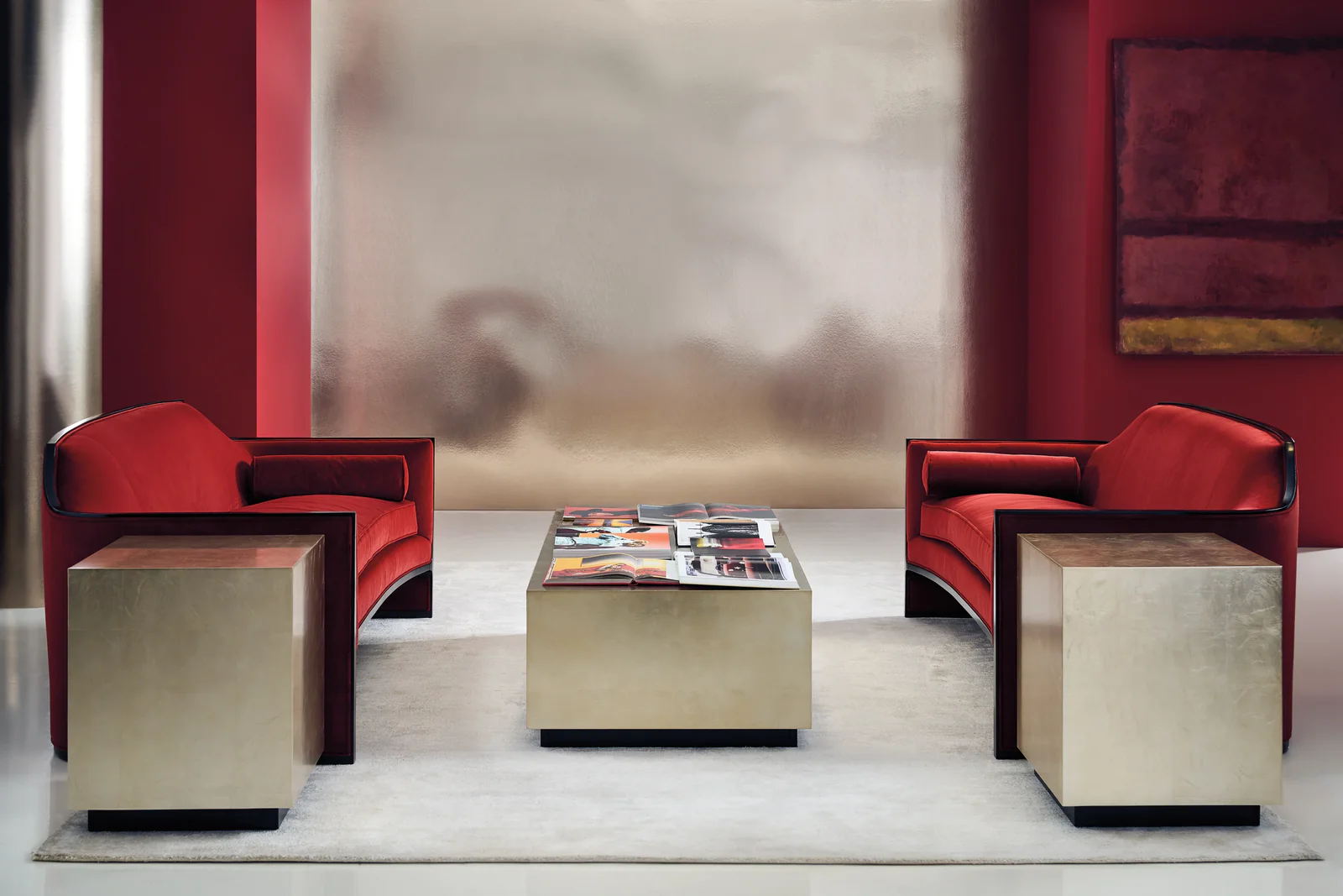 Cocktail Couture Square End Table — view 2