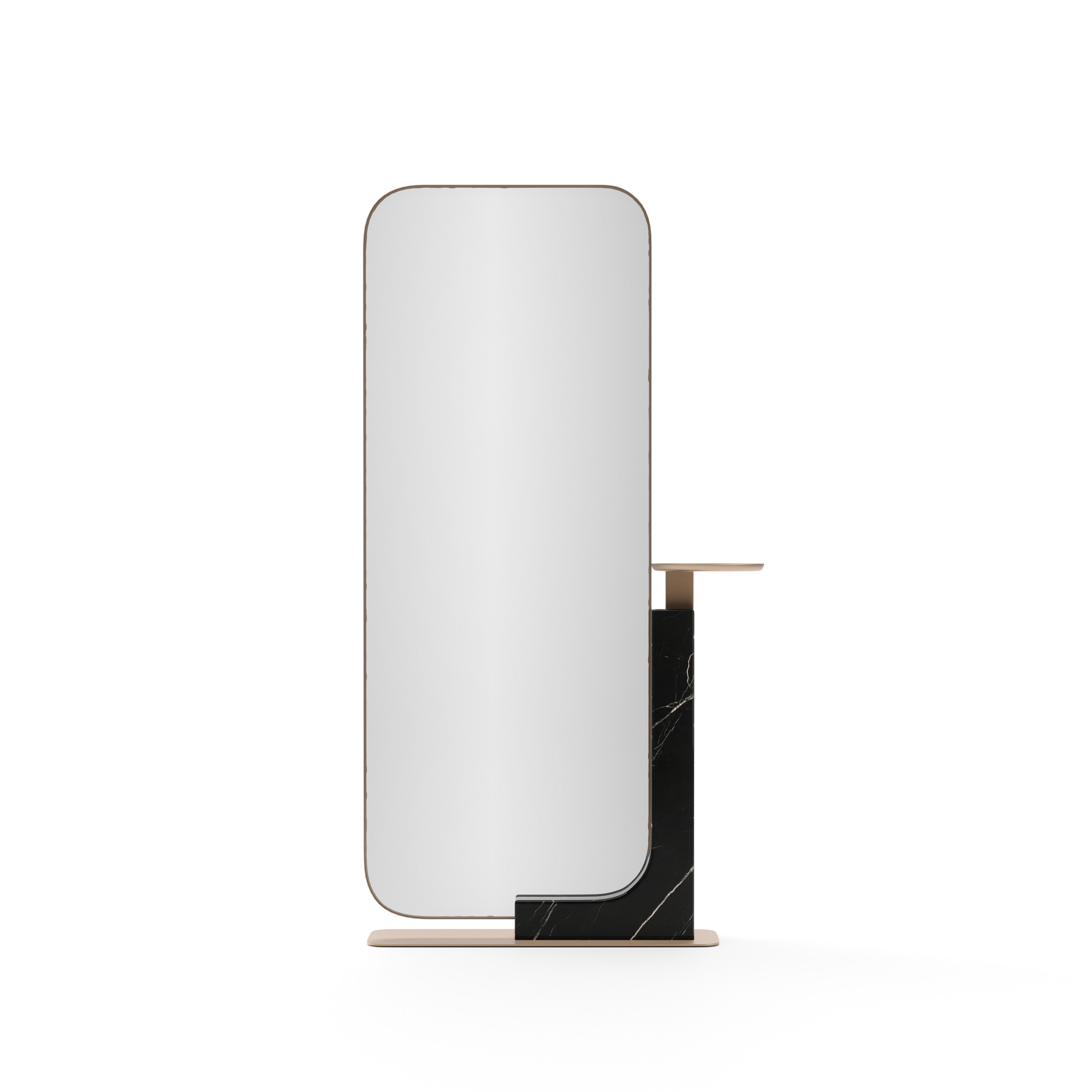 Overlap Floor Mirror Dark