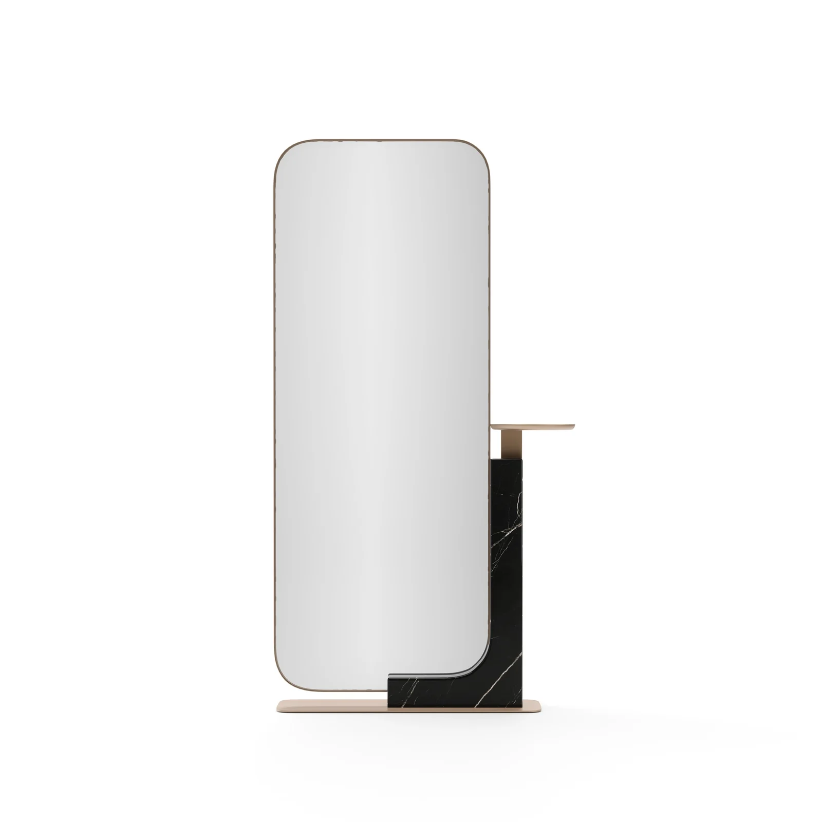 Overlap Floor Mirror Dark