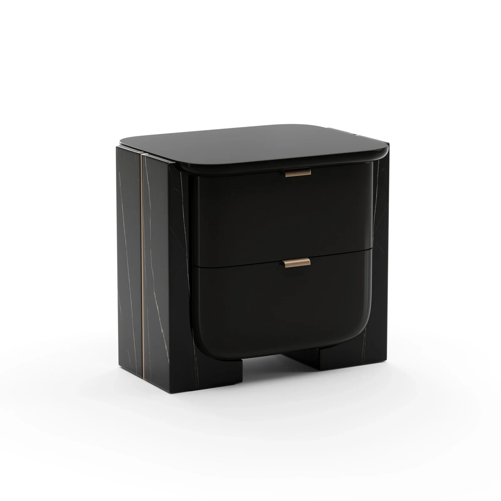 Overlap Small Nightstand Dark — view 2