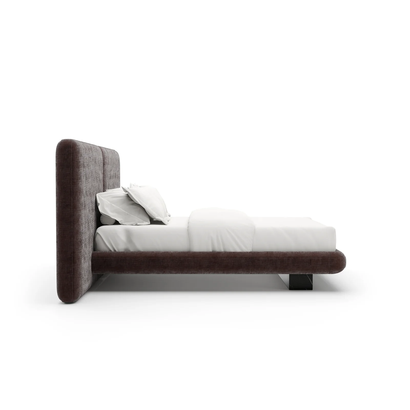Overlap Uph 2 Pnl Qn Bed Dk Taupe — view 6