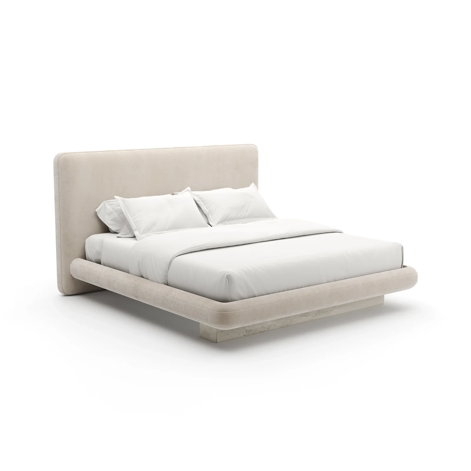 Overlap Uph Kg Bed Ivory — view 3