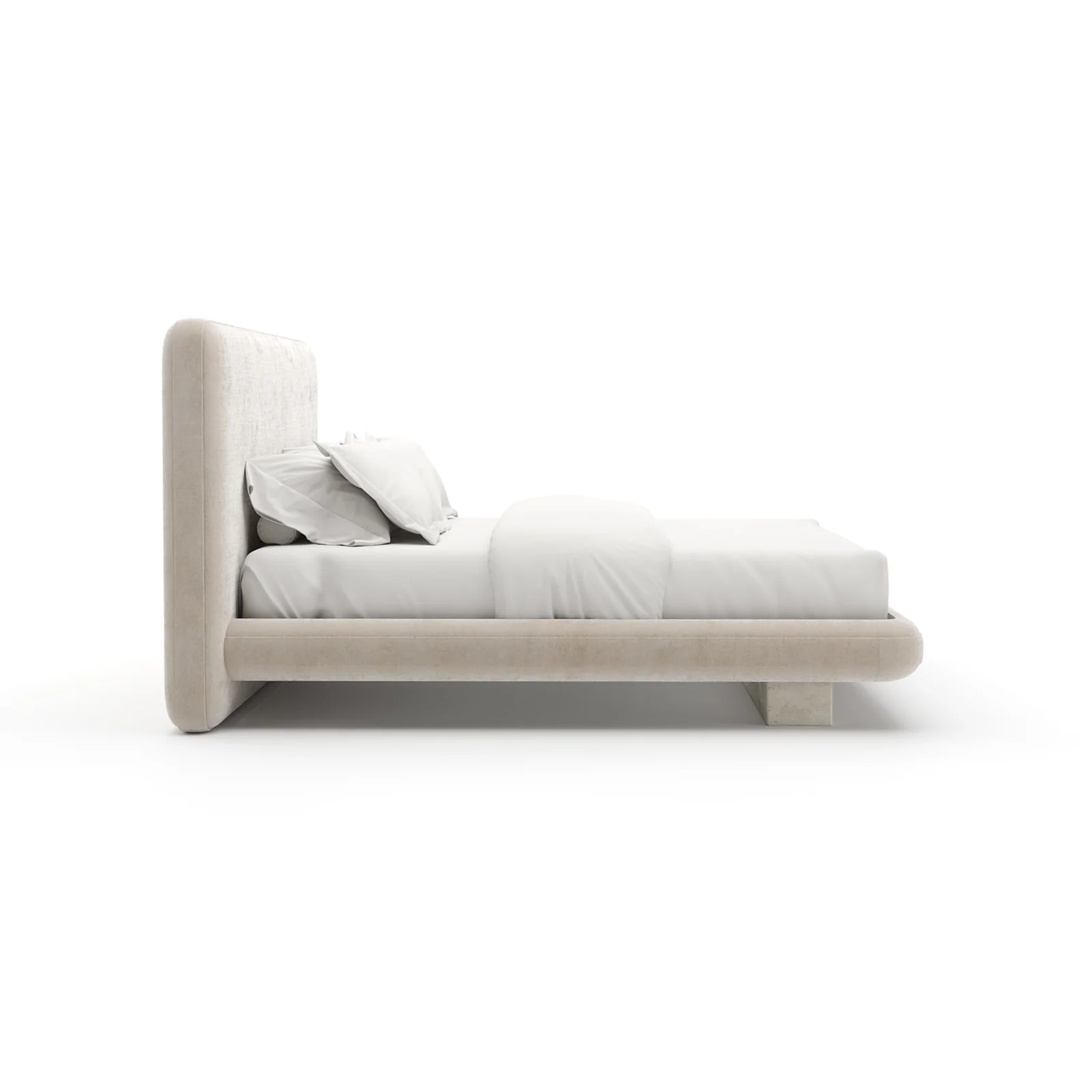 Overlap Uph Kg Bed Ivory — view 4
