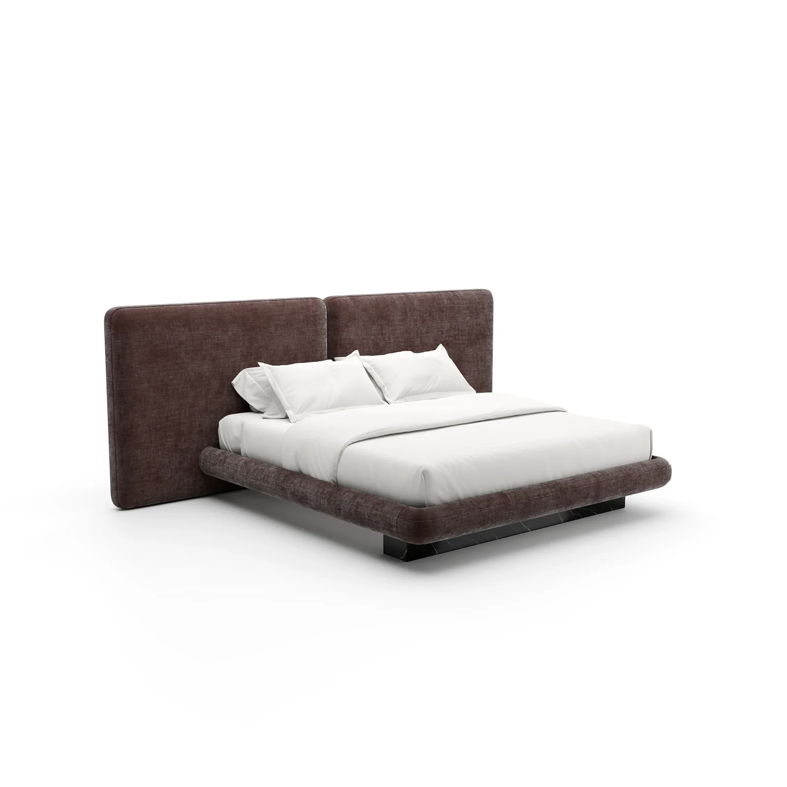 Overlap Uph 2 Pnl Kg Bed Dk Taupe — view 6