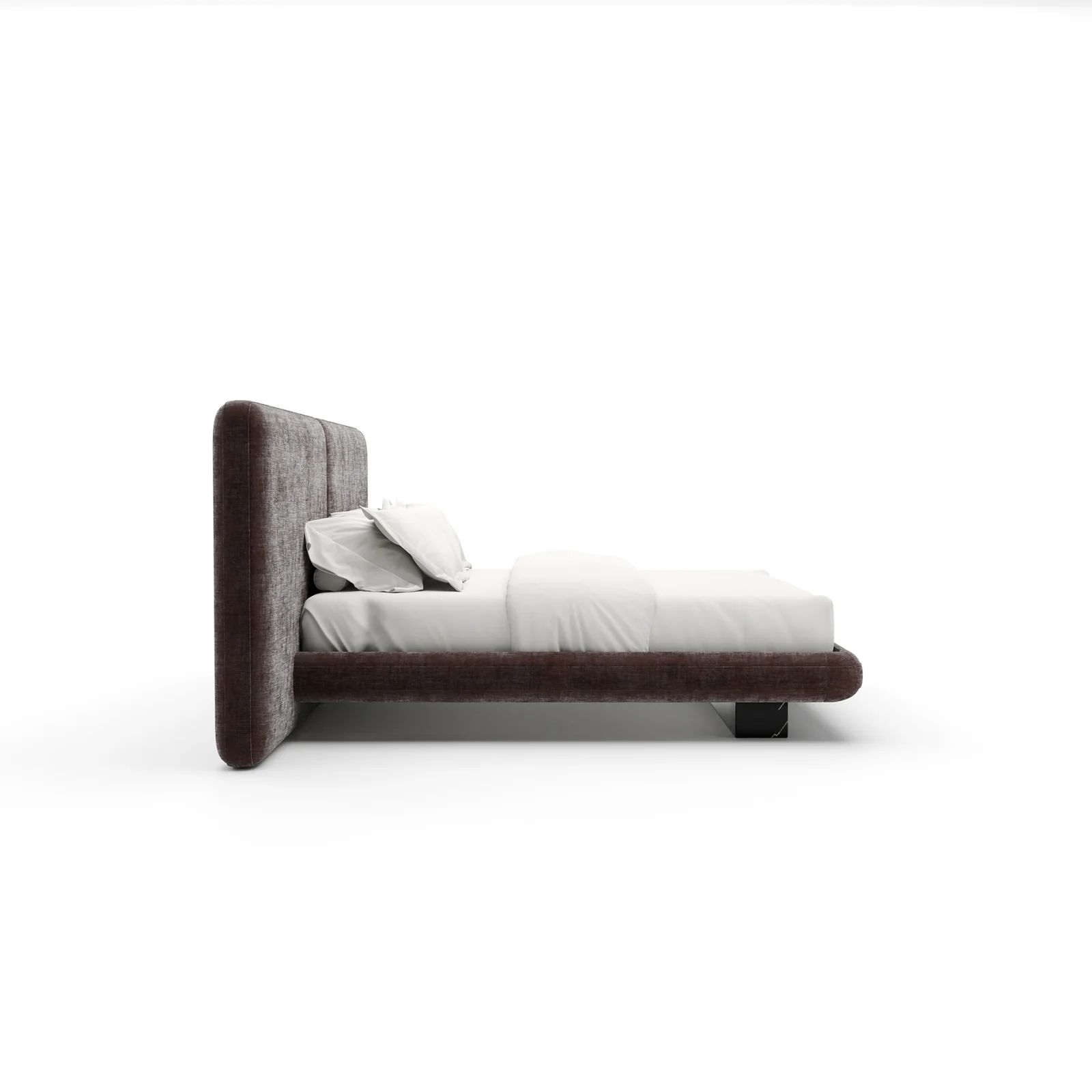 Overlap Uph 2 Pnl Kg Bed Dk Taupe — view 7