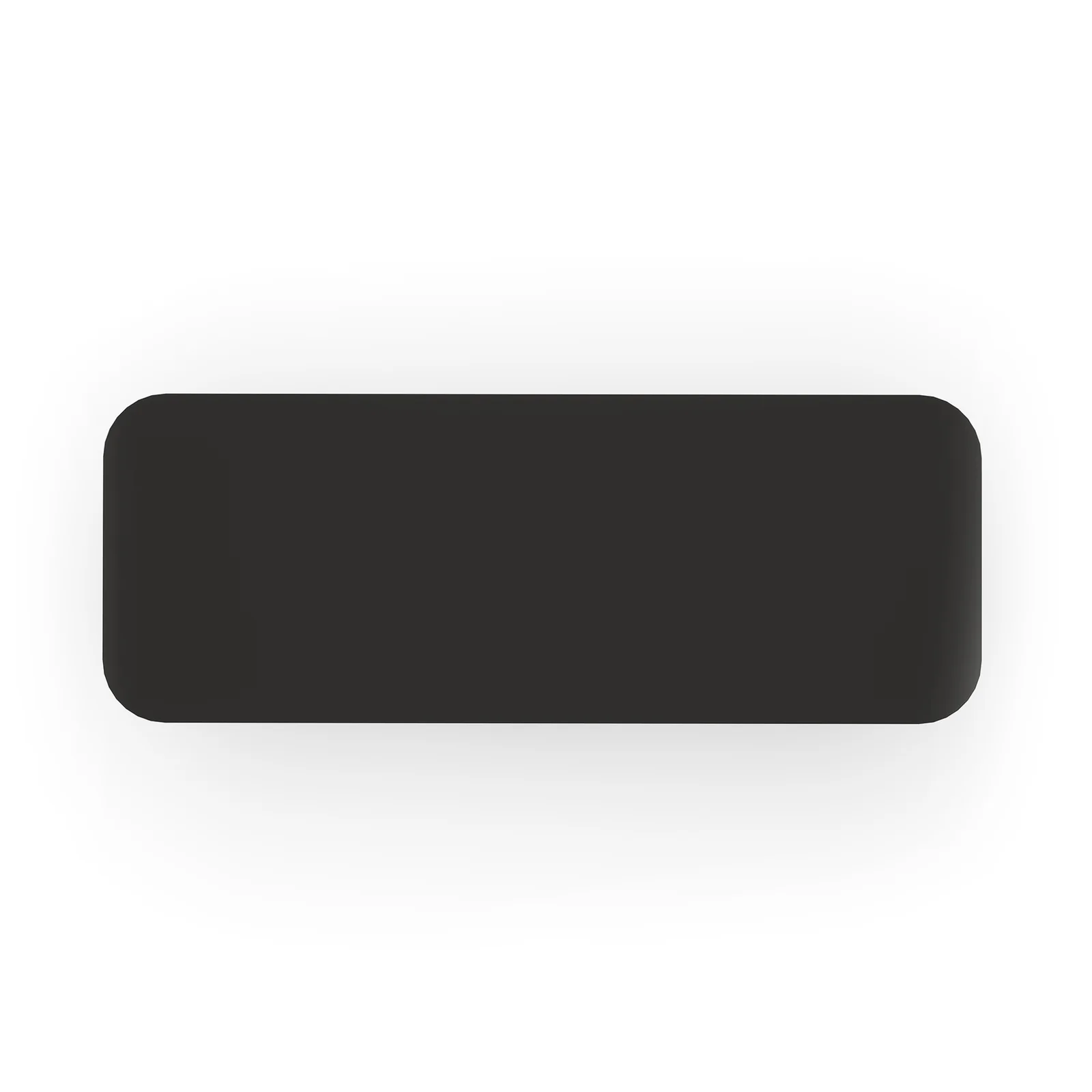 Overlap Rectangle Dining Table Dark — view 7