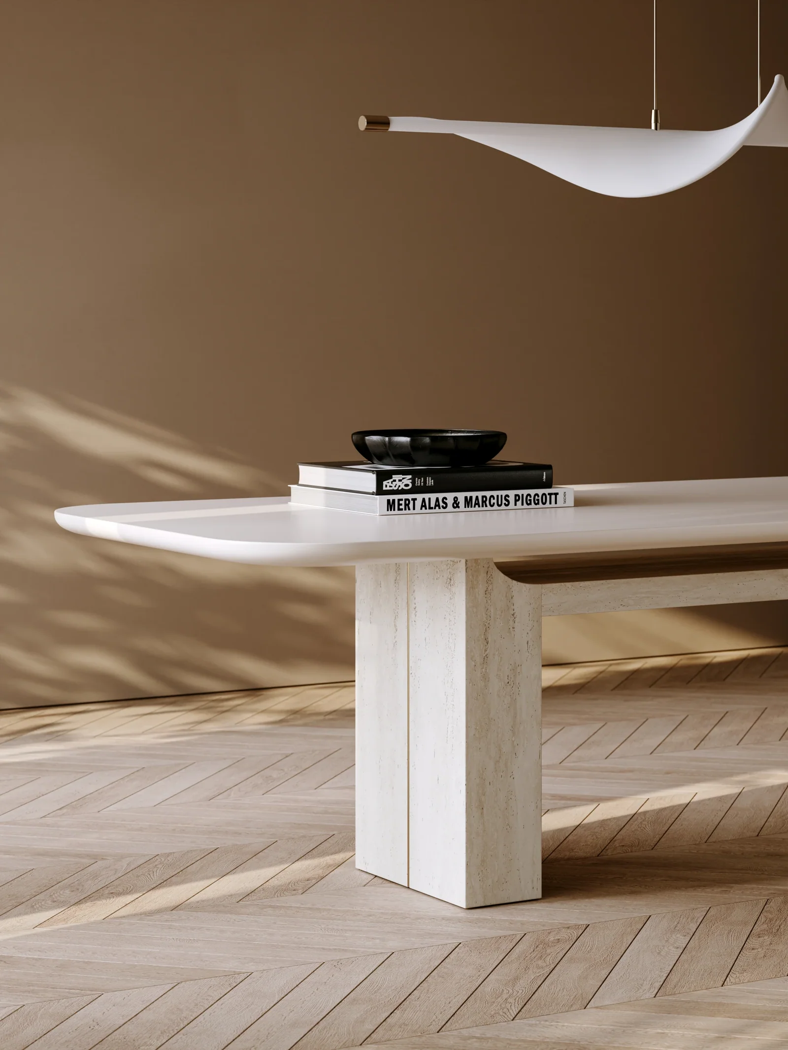 Overlap Rectangle Dinig Tbl Light — view 3