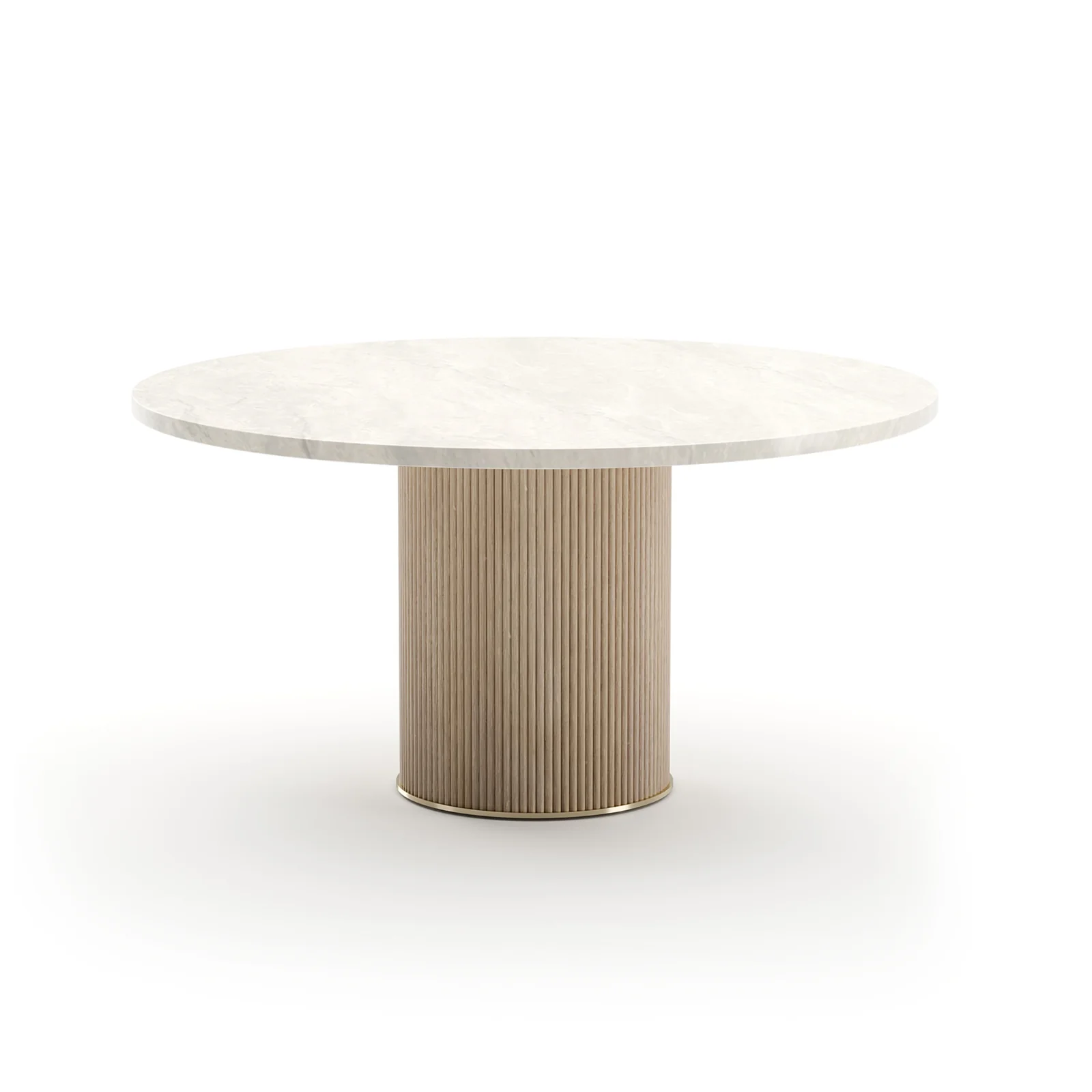 Rhythm 58" Rnd Stone Top Dining Tbl — view 2