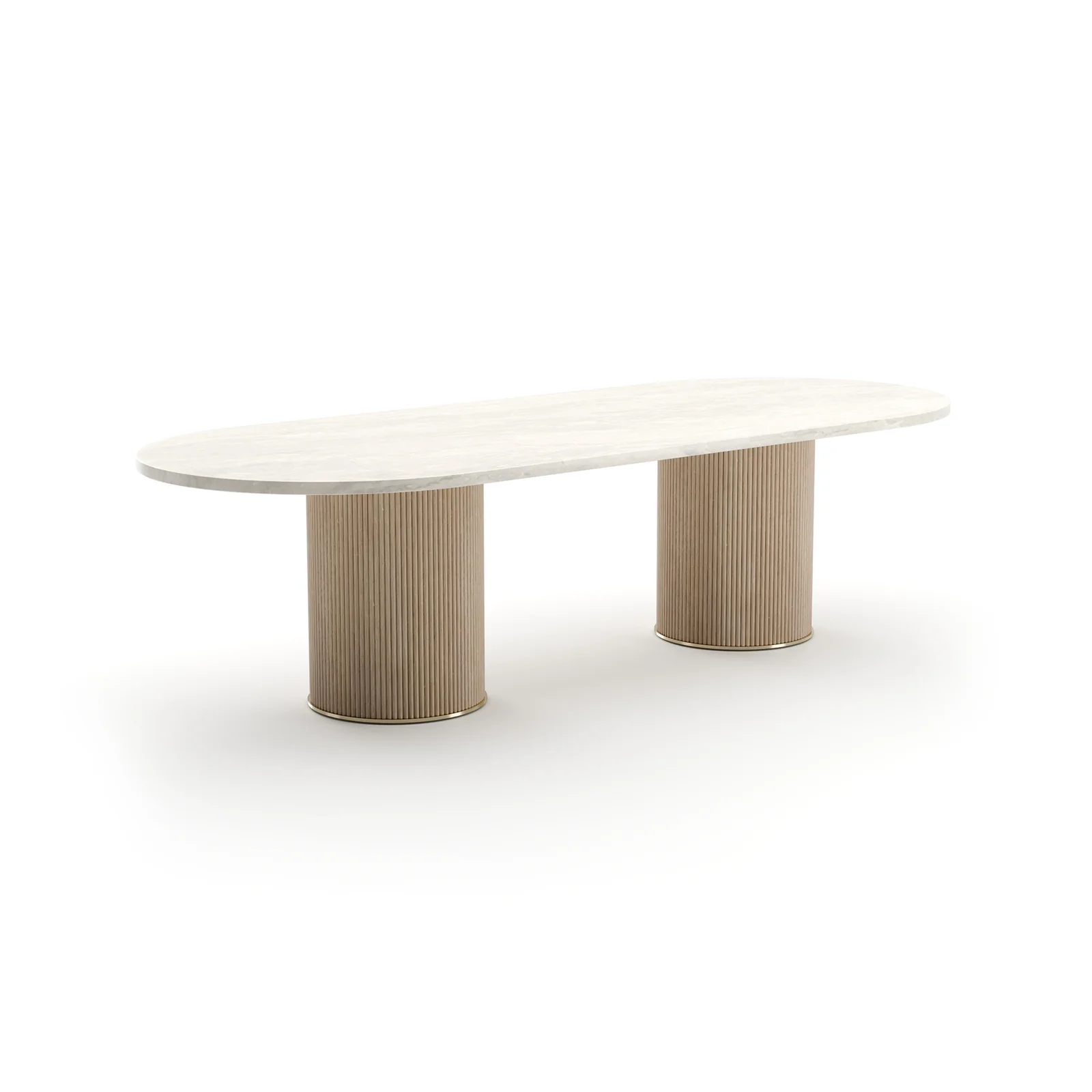 Rhythm Oval Stone Top Dining Tbl — view 6