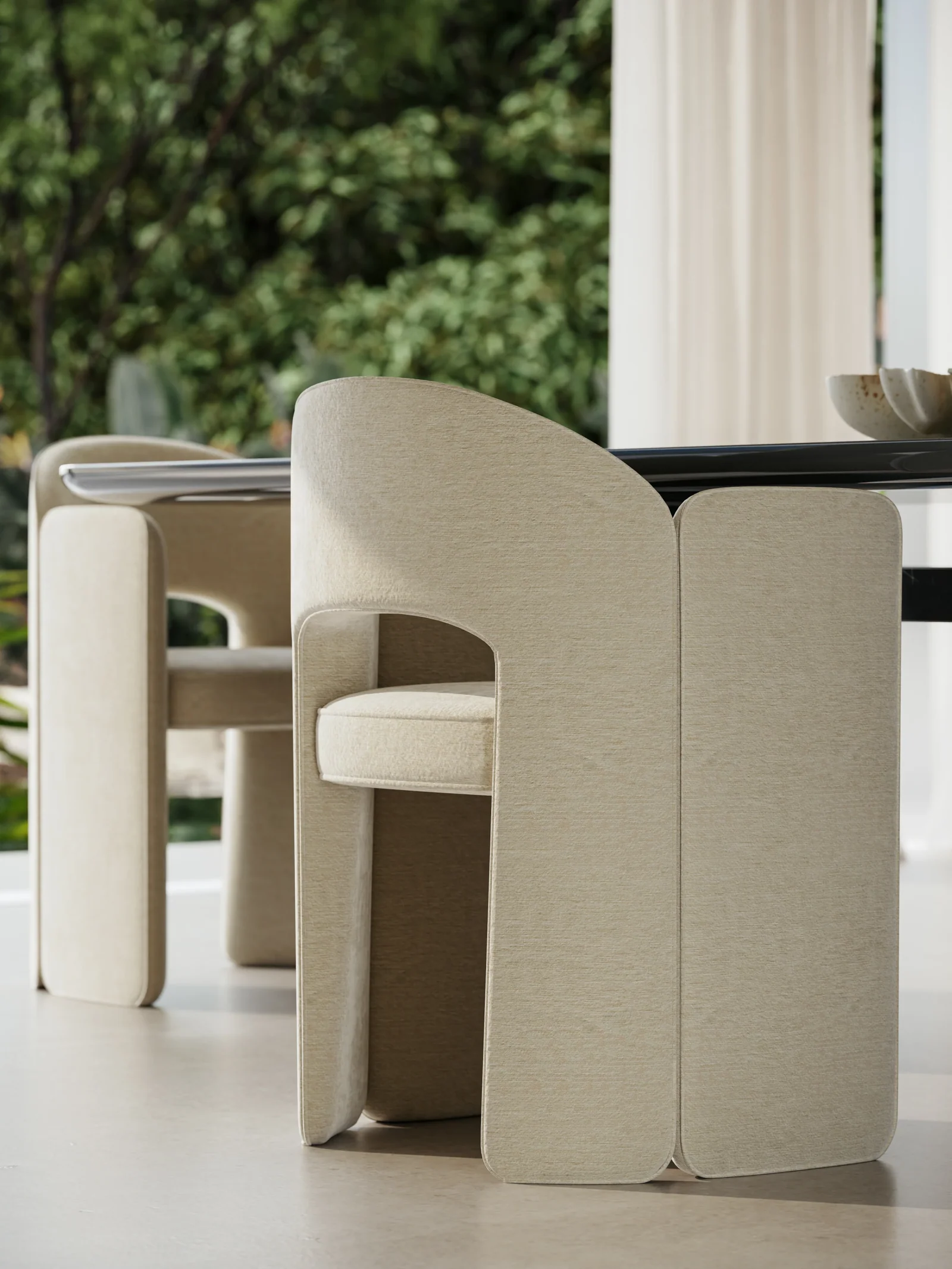 Overlap Arm Dining Chair — view 4
