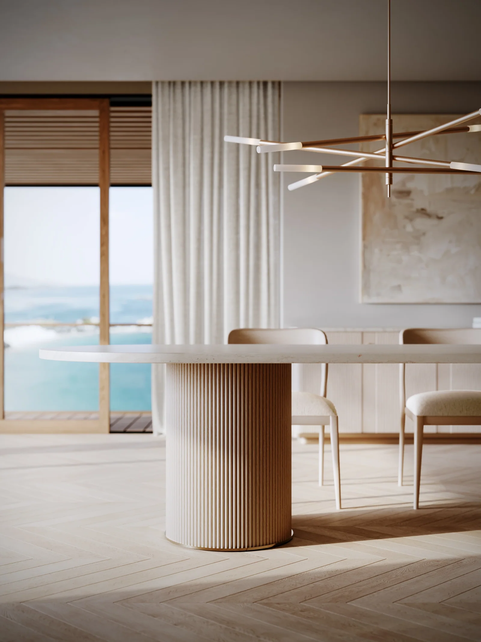 Rhythm Side Chair Ivory — view 4