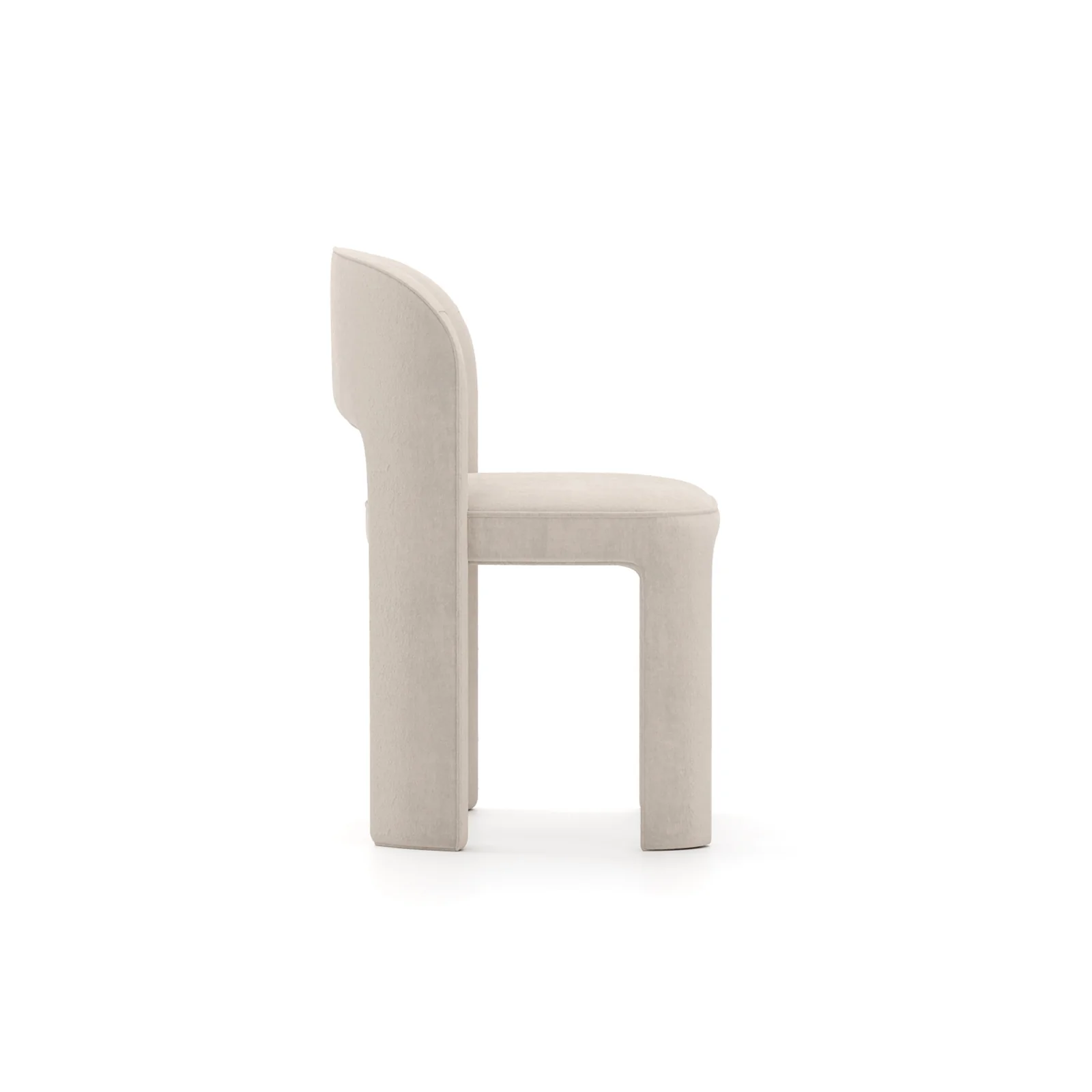 Overlap Side Chair Ivory — view 5