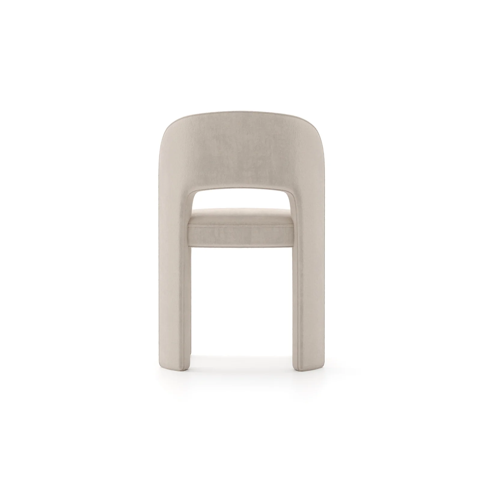 Overlap Side Chair Ivory — view 6