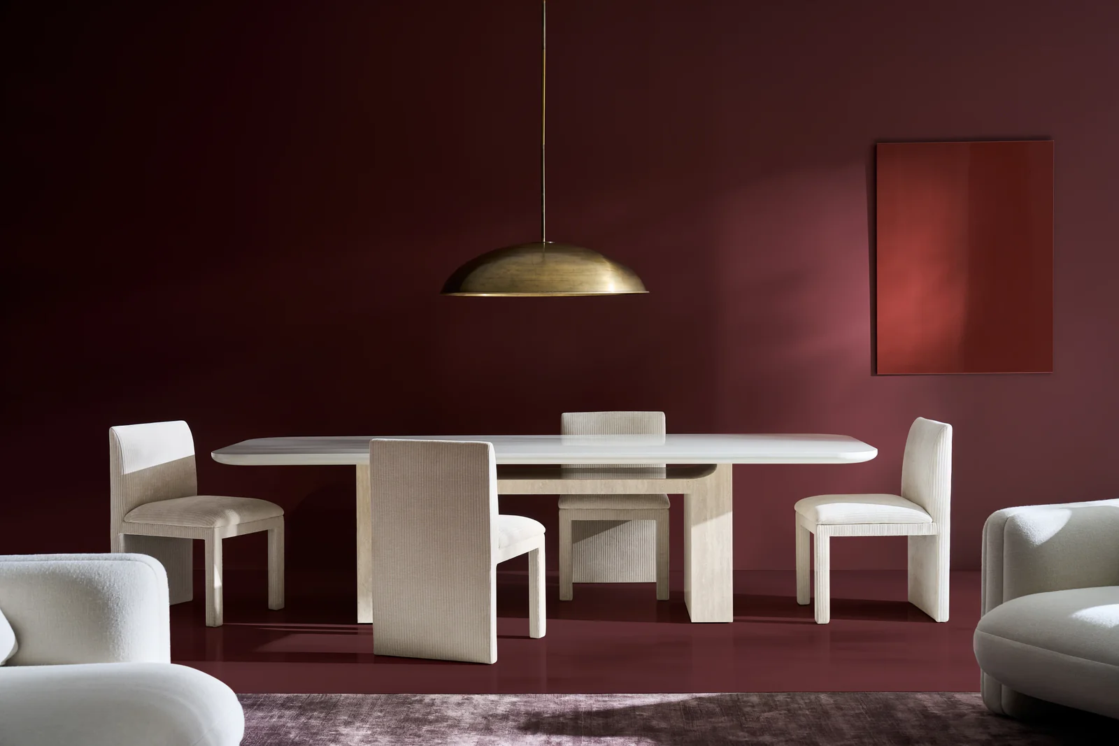 Precipice Uph Dining Chair Oatmeal — view 2