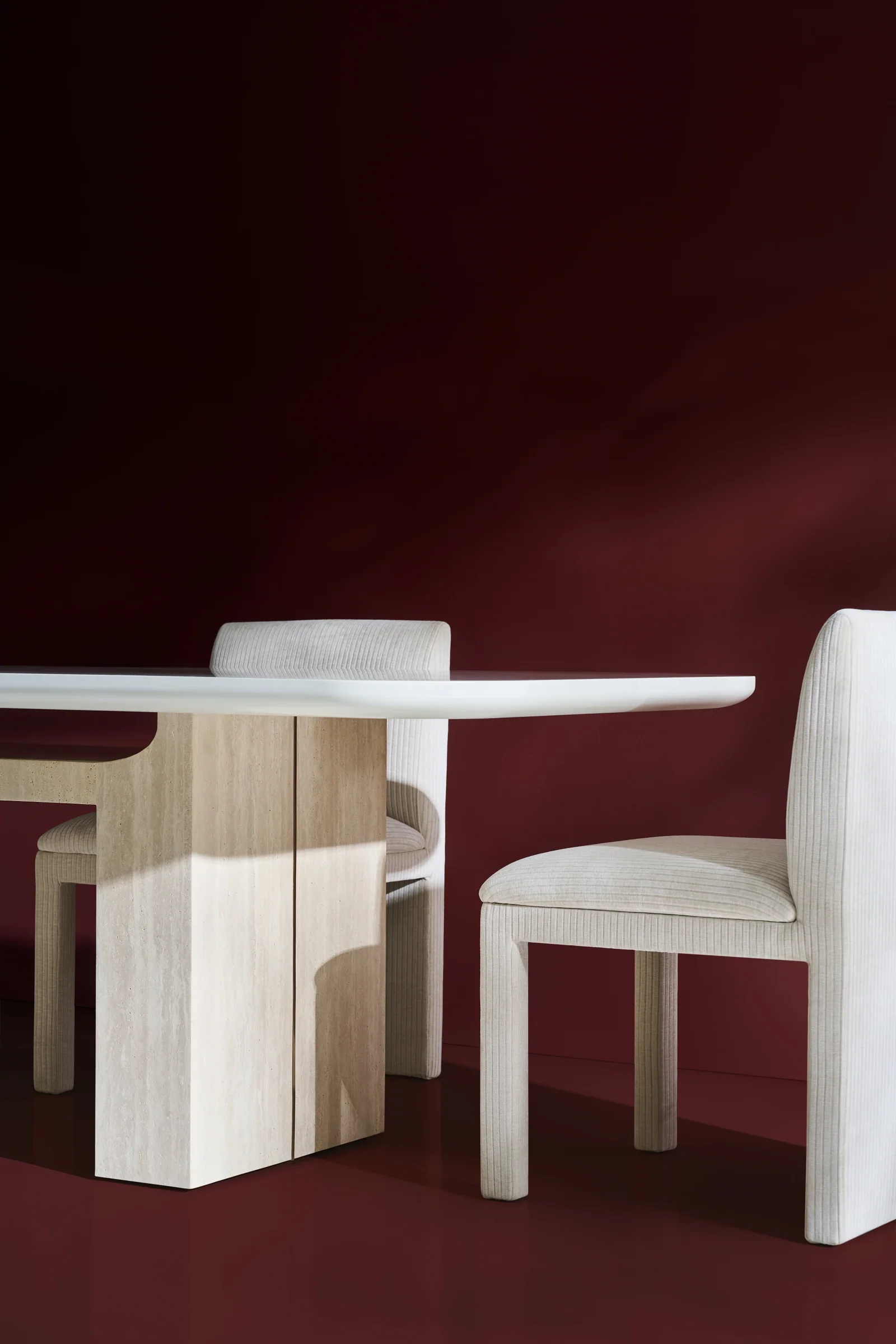 Precipice Uph Dining Chair Oatmeal — view 4