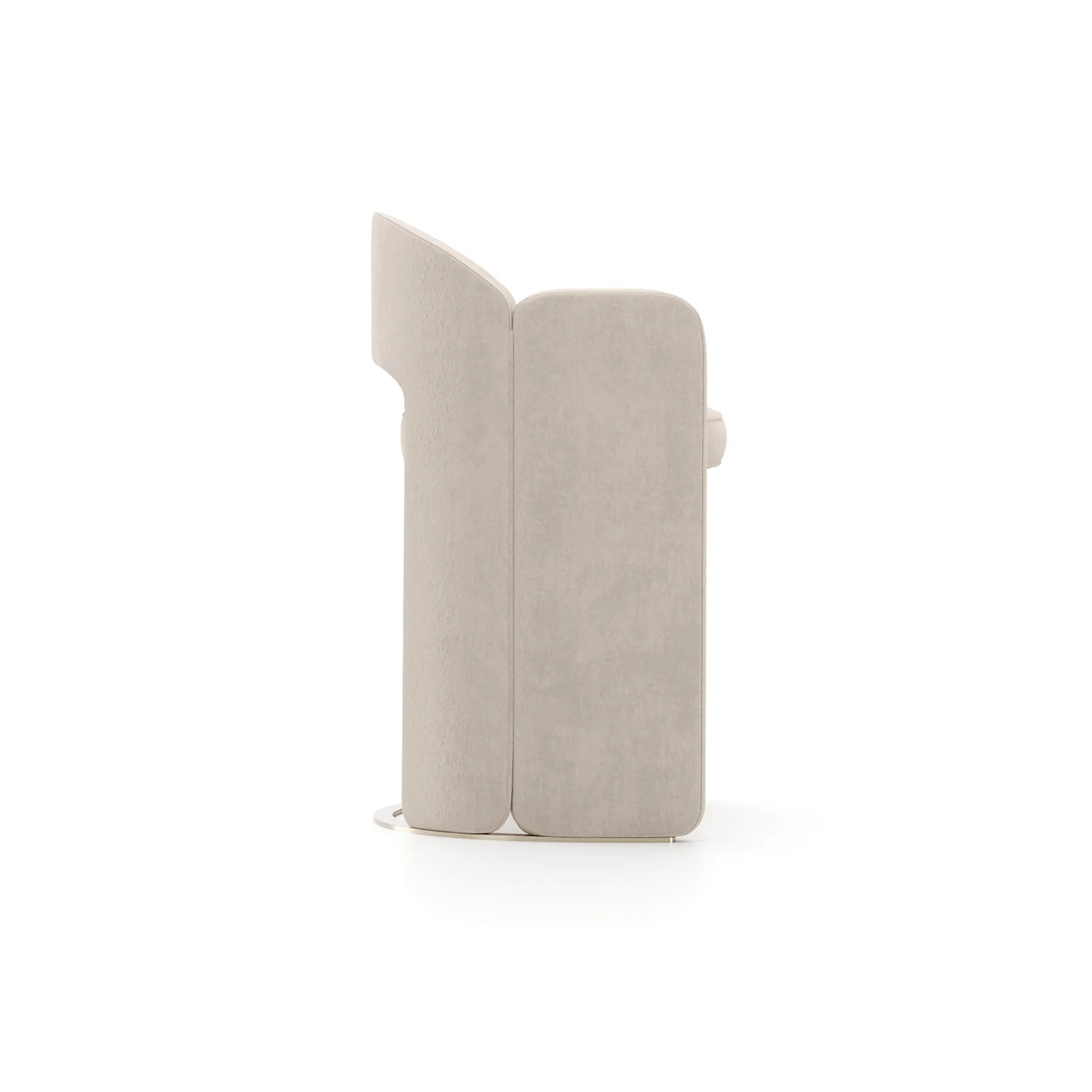 Overlap Counter Stool Ivory — view 4