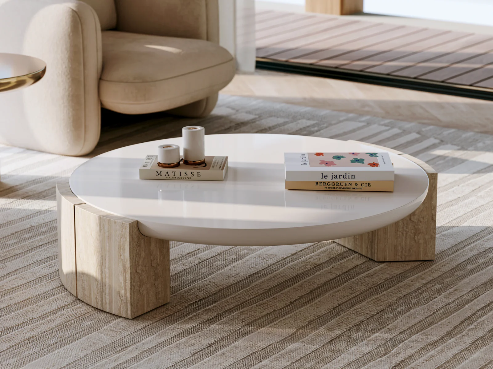 Overlap Round Cocktail Table Light — view 3