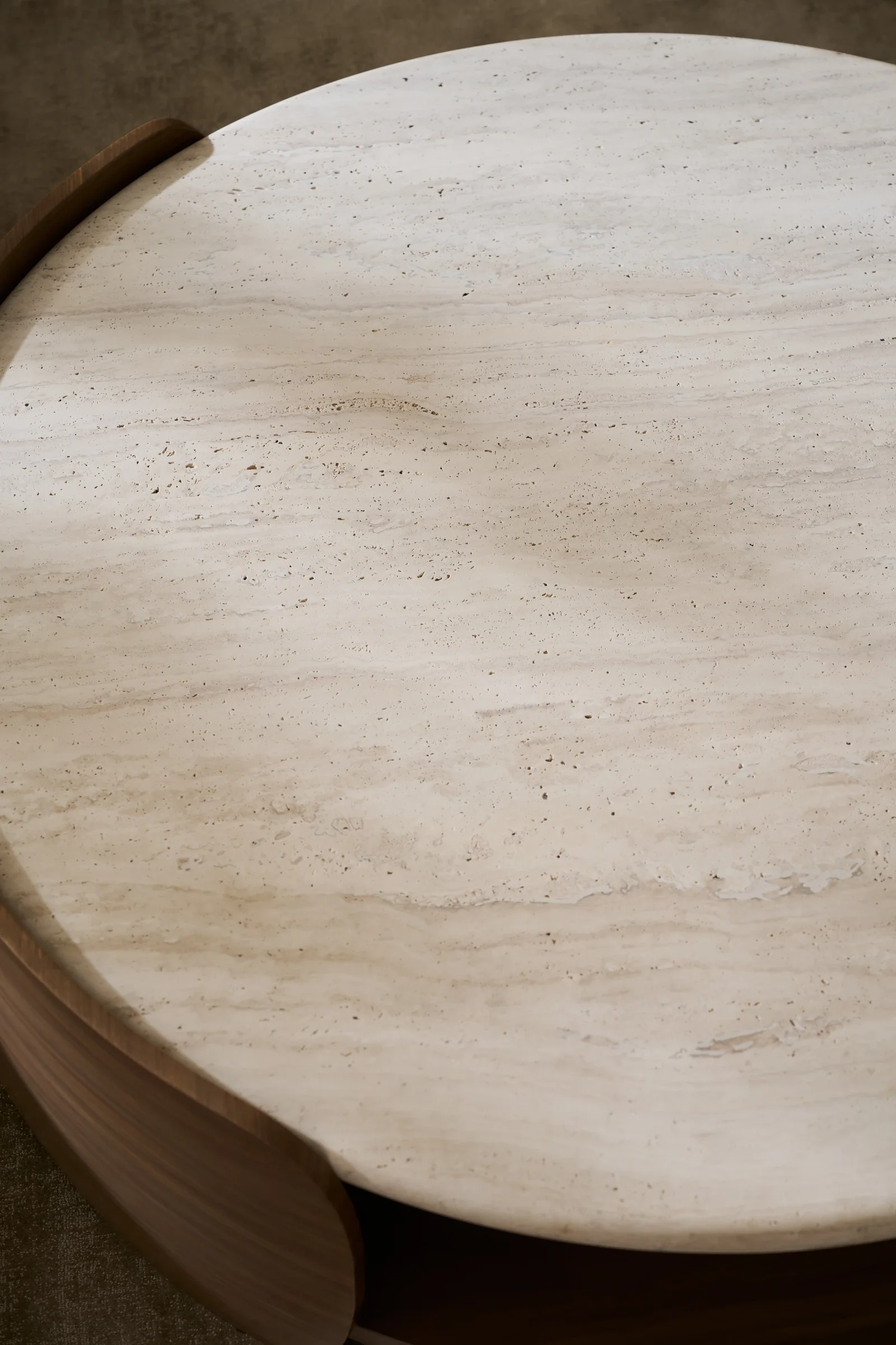 Fleur Open Cocktail Table W/Wood Shelf — view 4