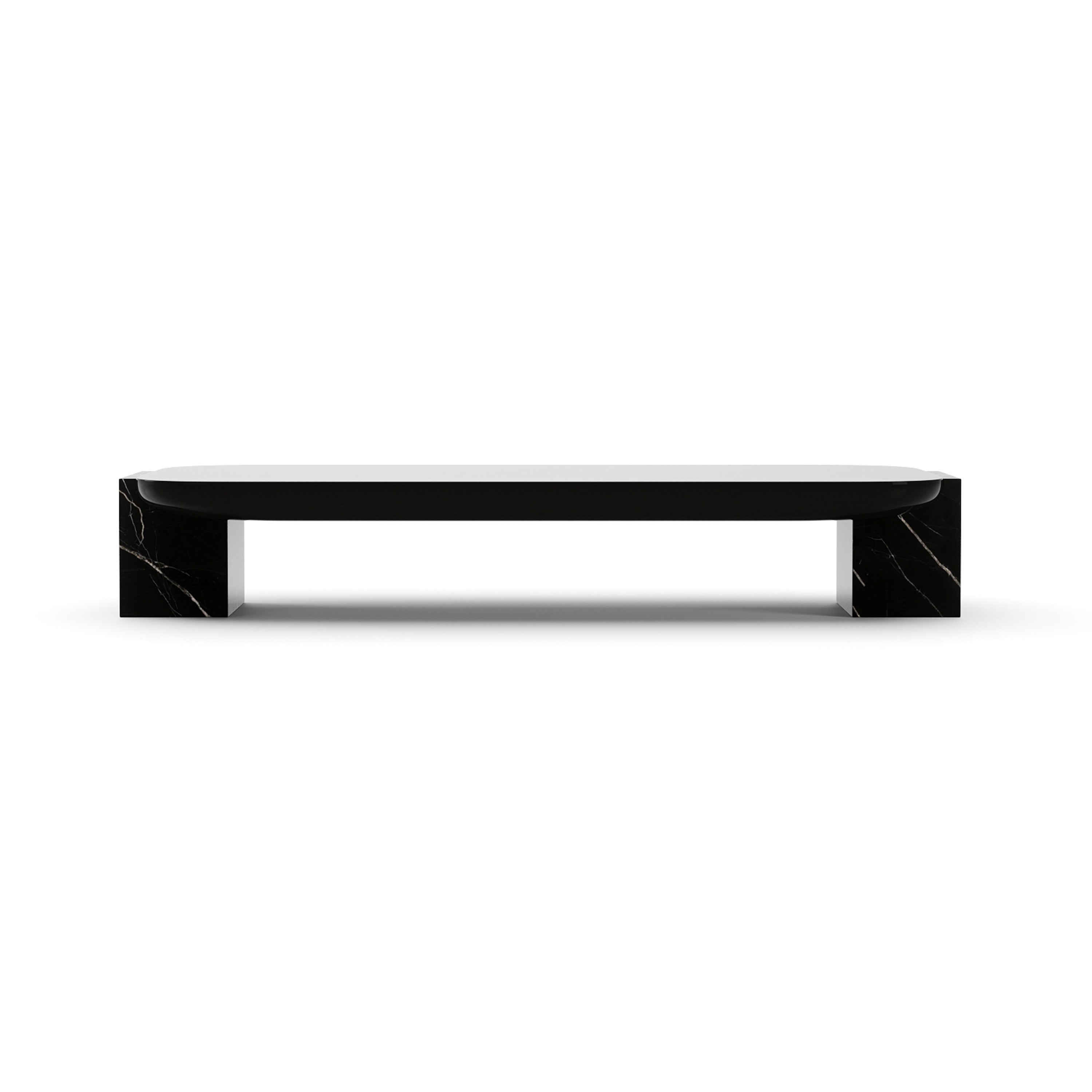 Overlap Rec Cocktail Table Dark