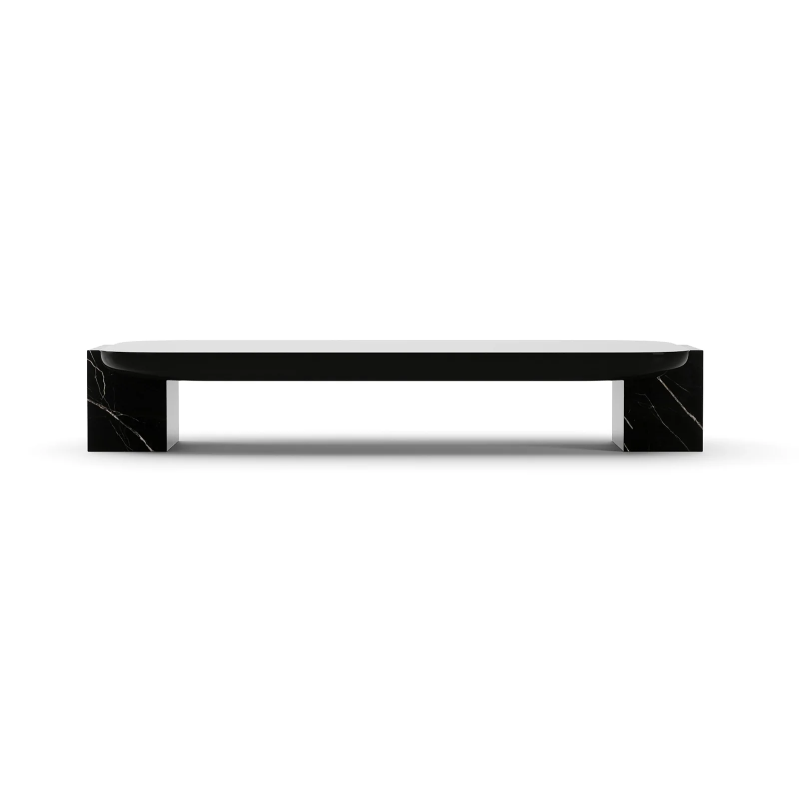 Overlap Rec Cocktail Table Dark