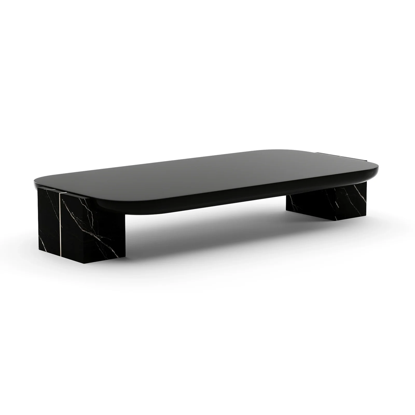 Overlap Rec Cocktail Table Dark — view 6