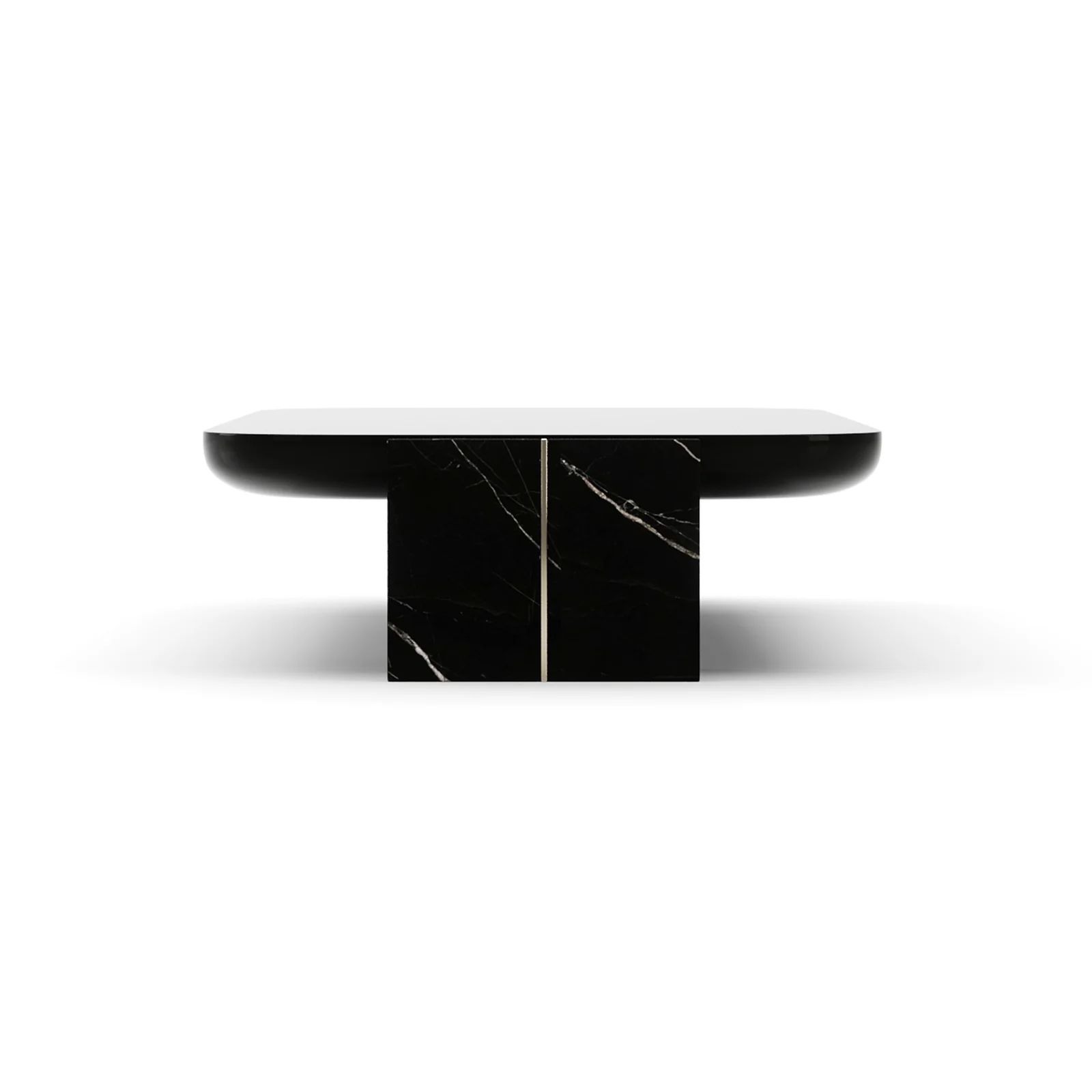 Overlap Rec Cocktail Table Dark — view 7