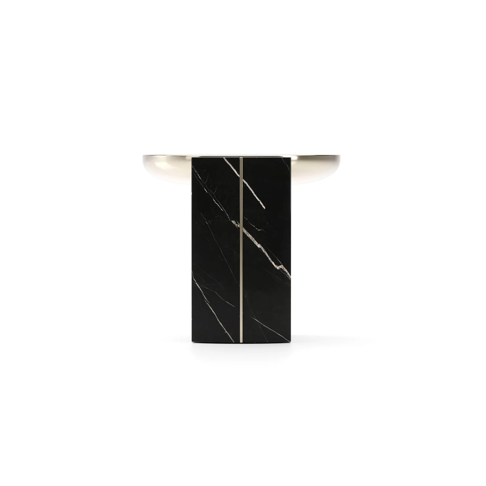 Overlap Round Side Table Dark — view 6