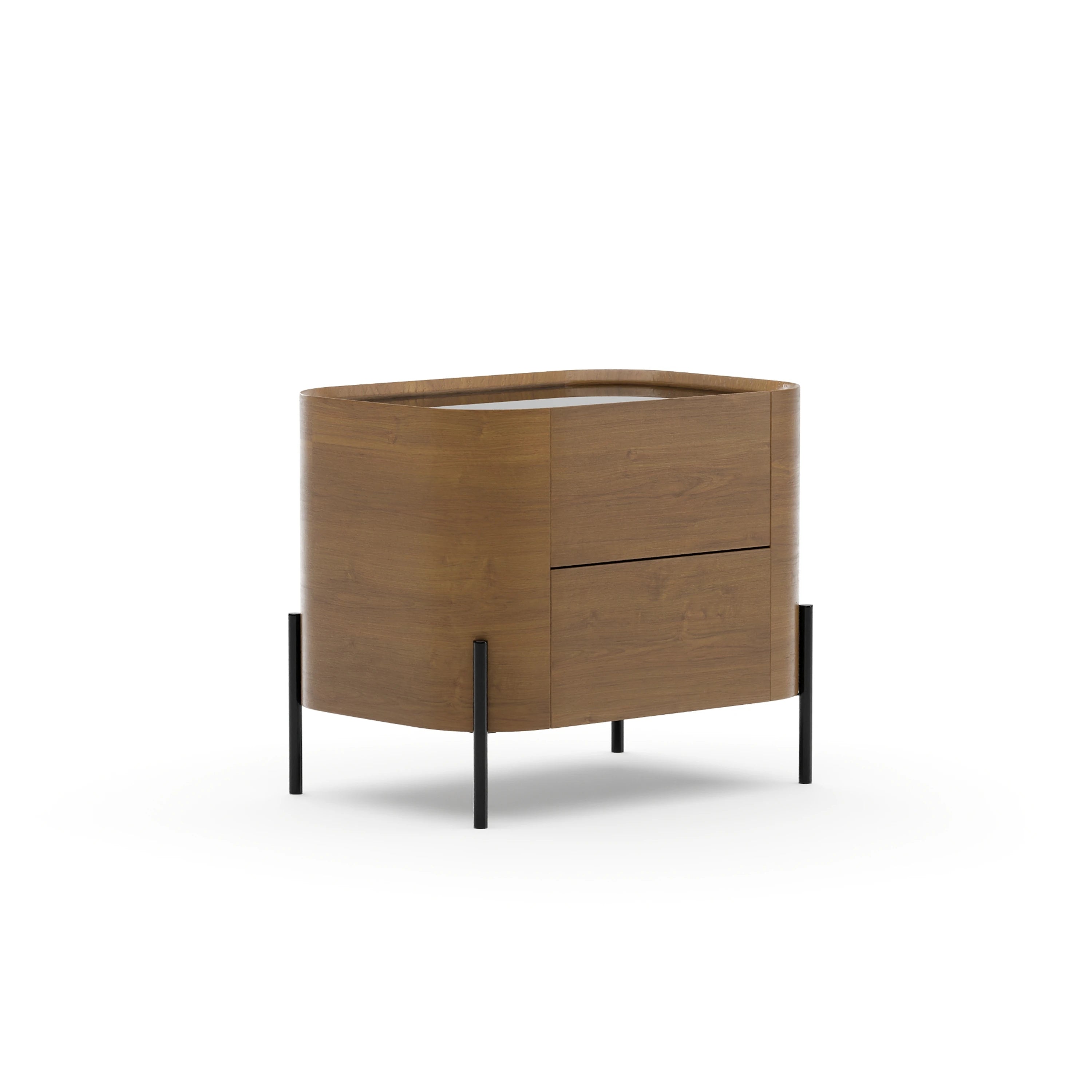 Atom 26" Nightstand - Chocolate Nougat
