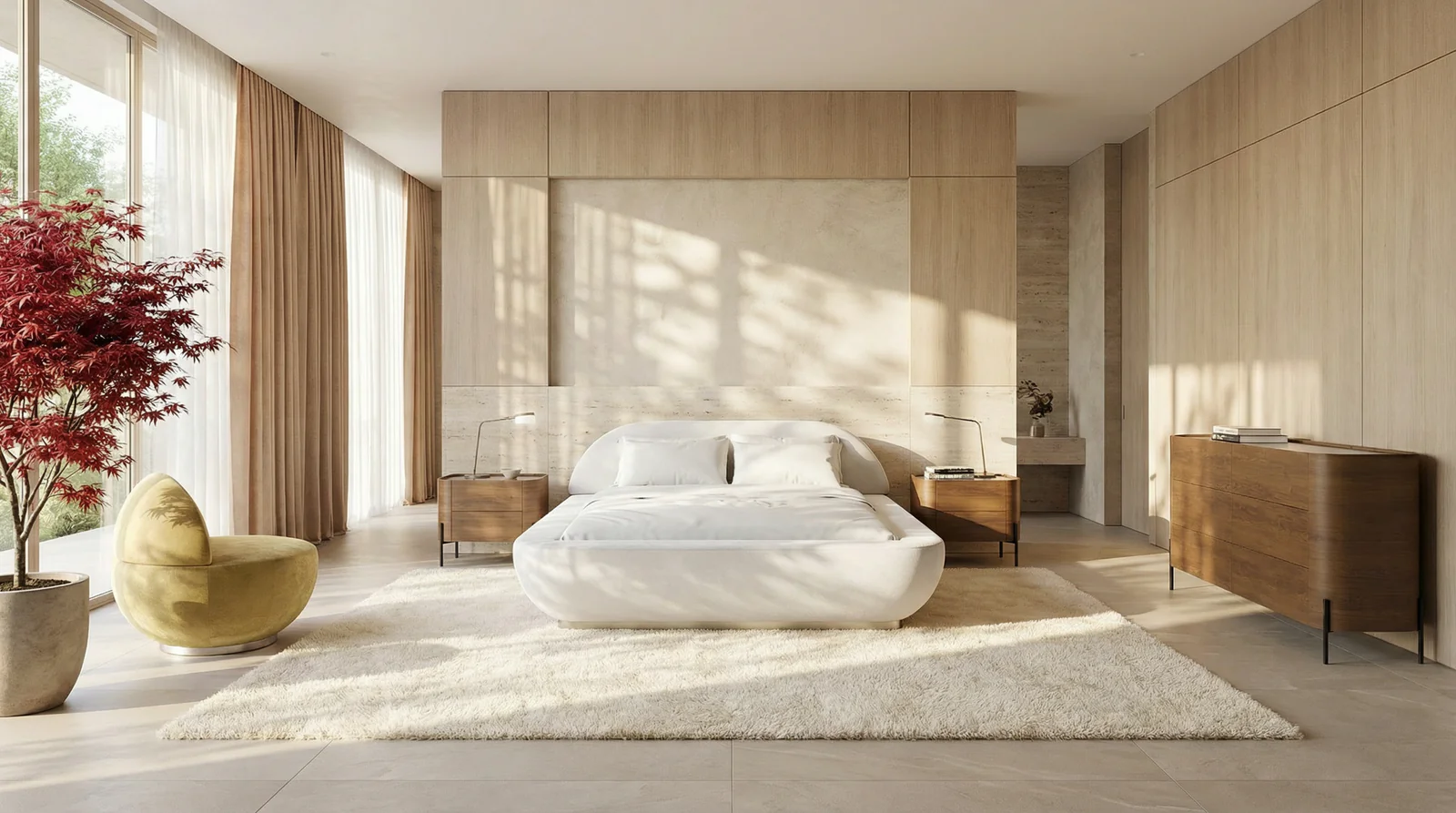 Jagger King Bed - Ivory — view 4