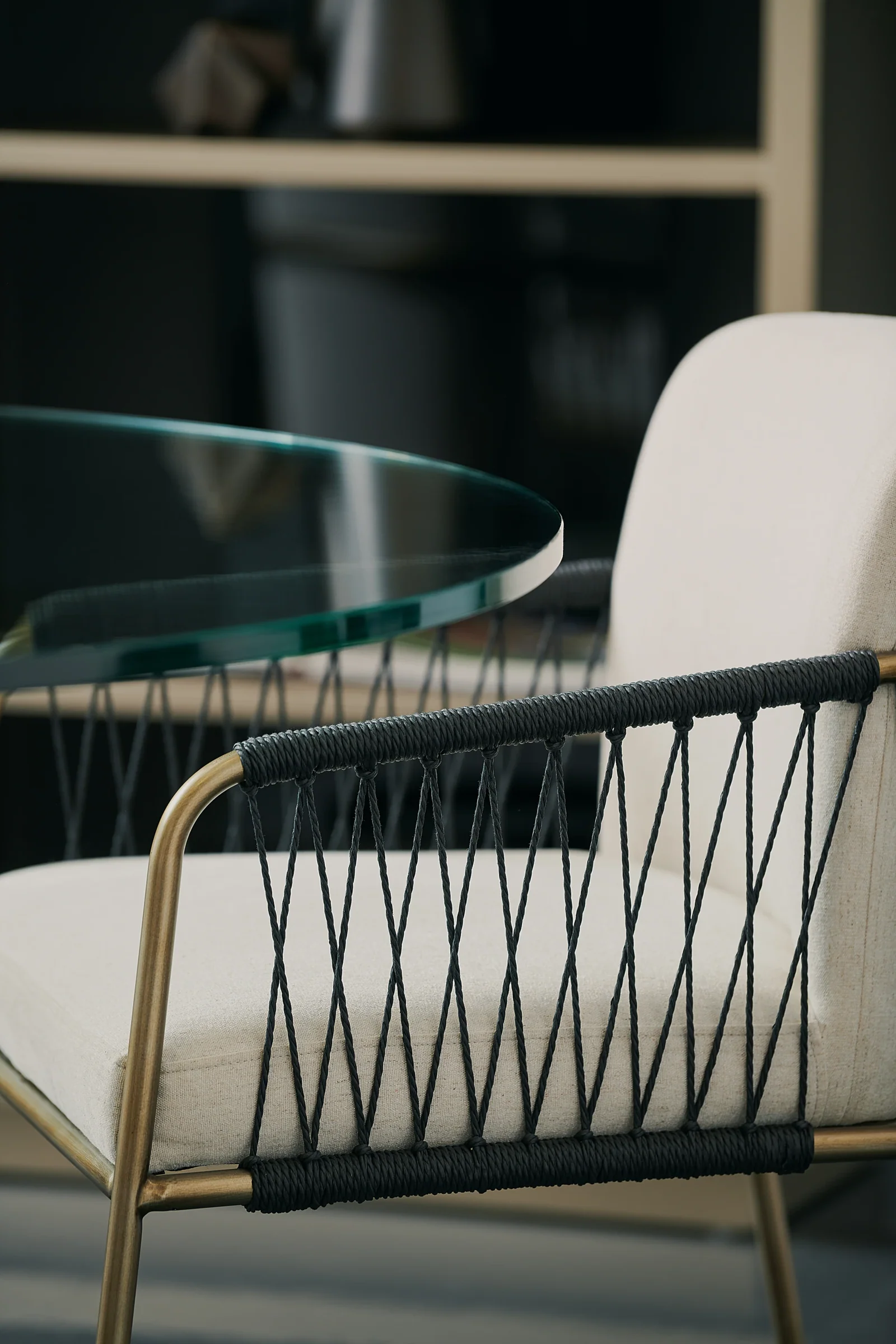Remix Woven Dining Chair — view 3