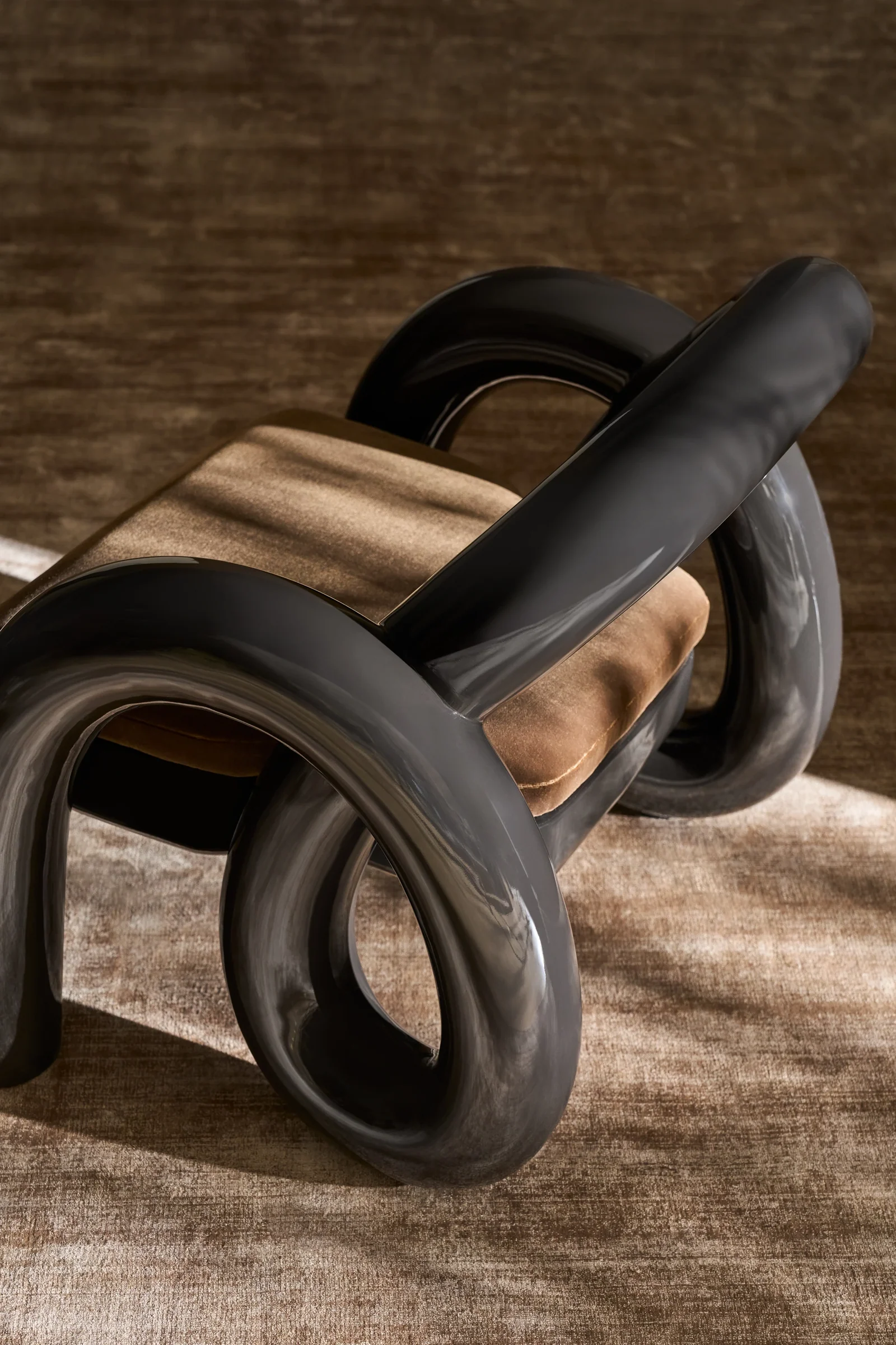 Gelee Accent Chair-Chocolate — view 4