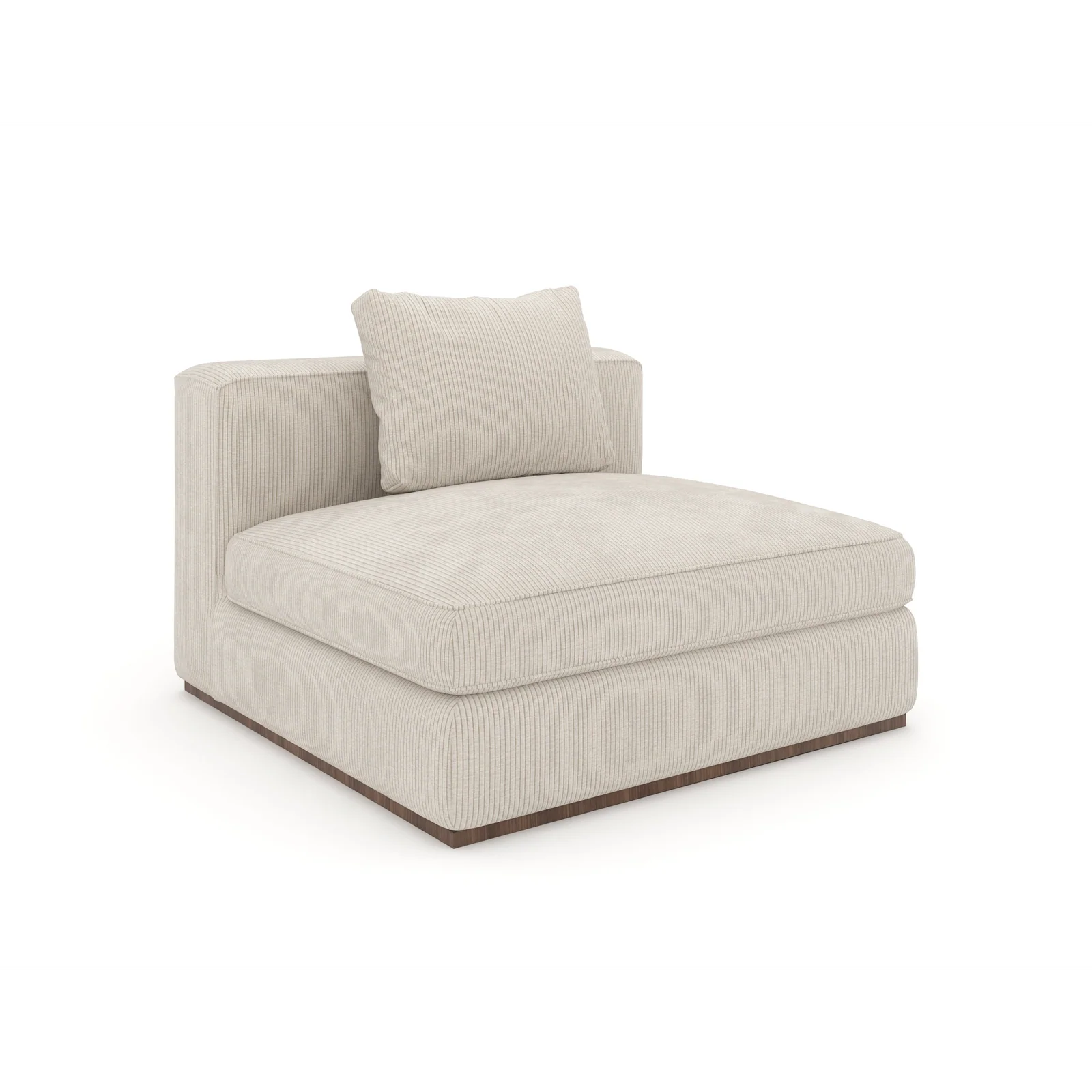 Bello Armless Chair — view 3