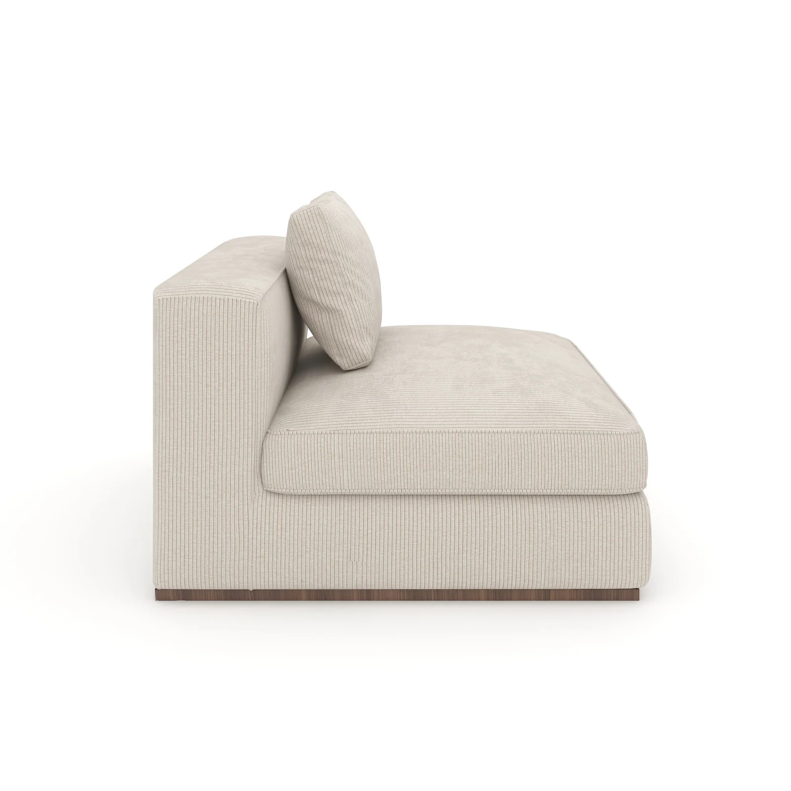 Bello Armless Chair — view 4