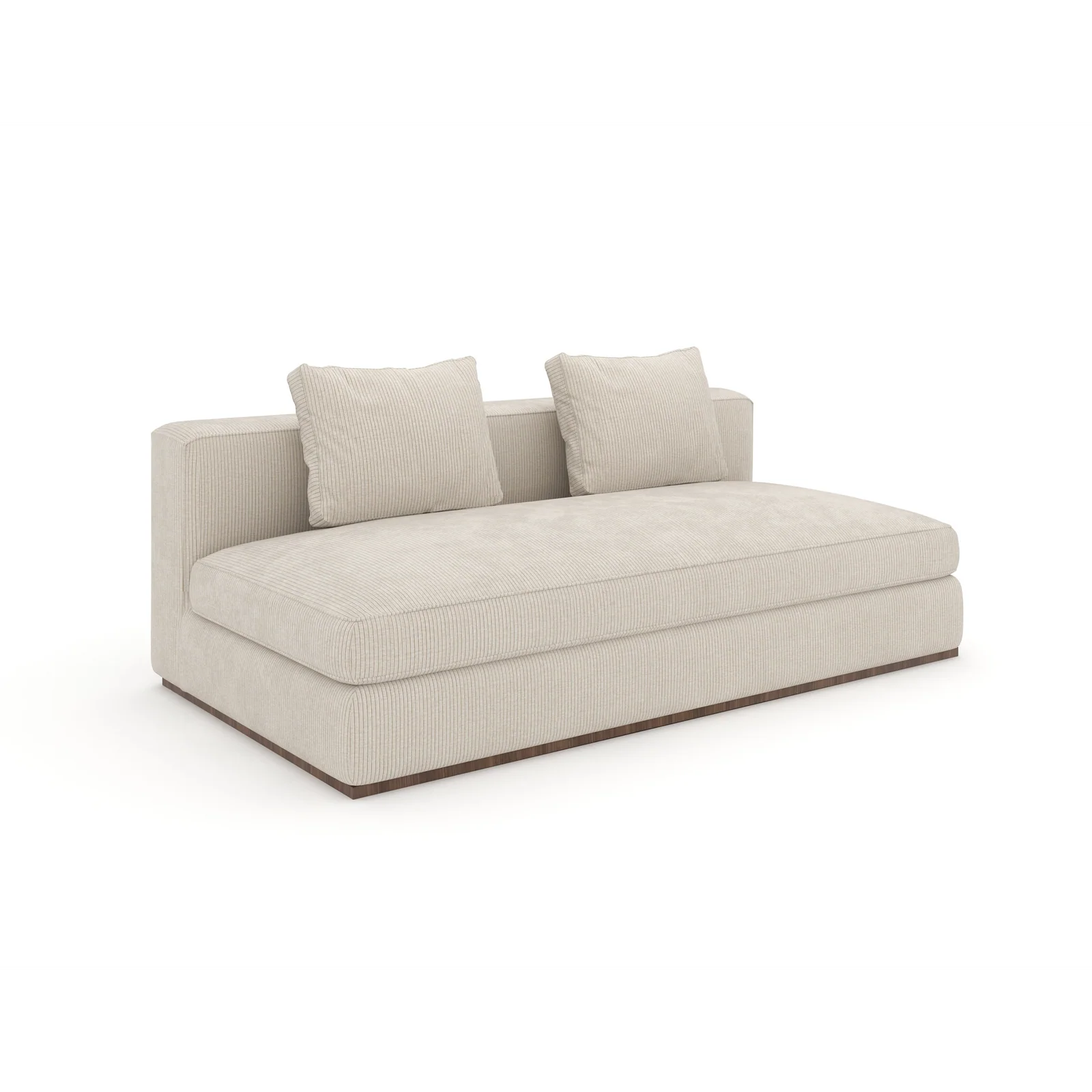 Bello Armless Sofa — view 3