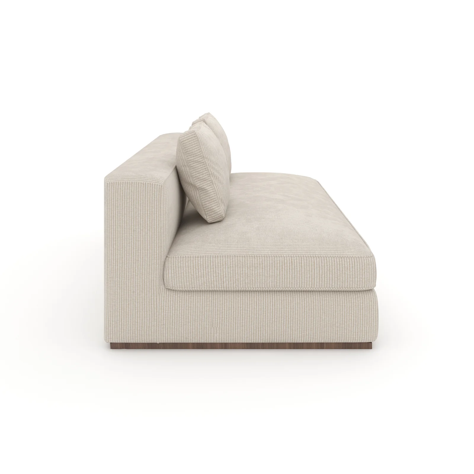 Bello Armless Sofa — view 4