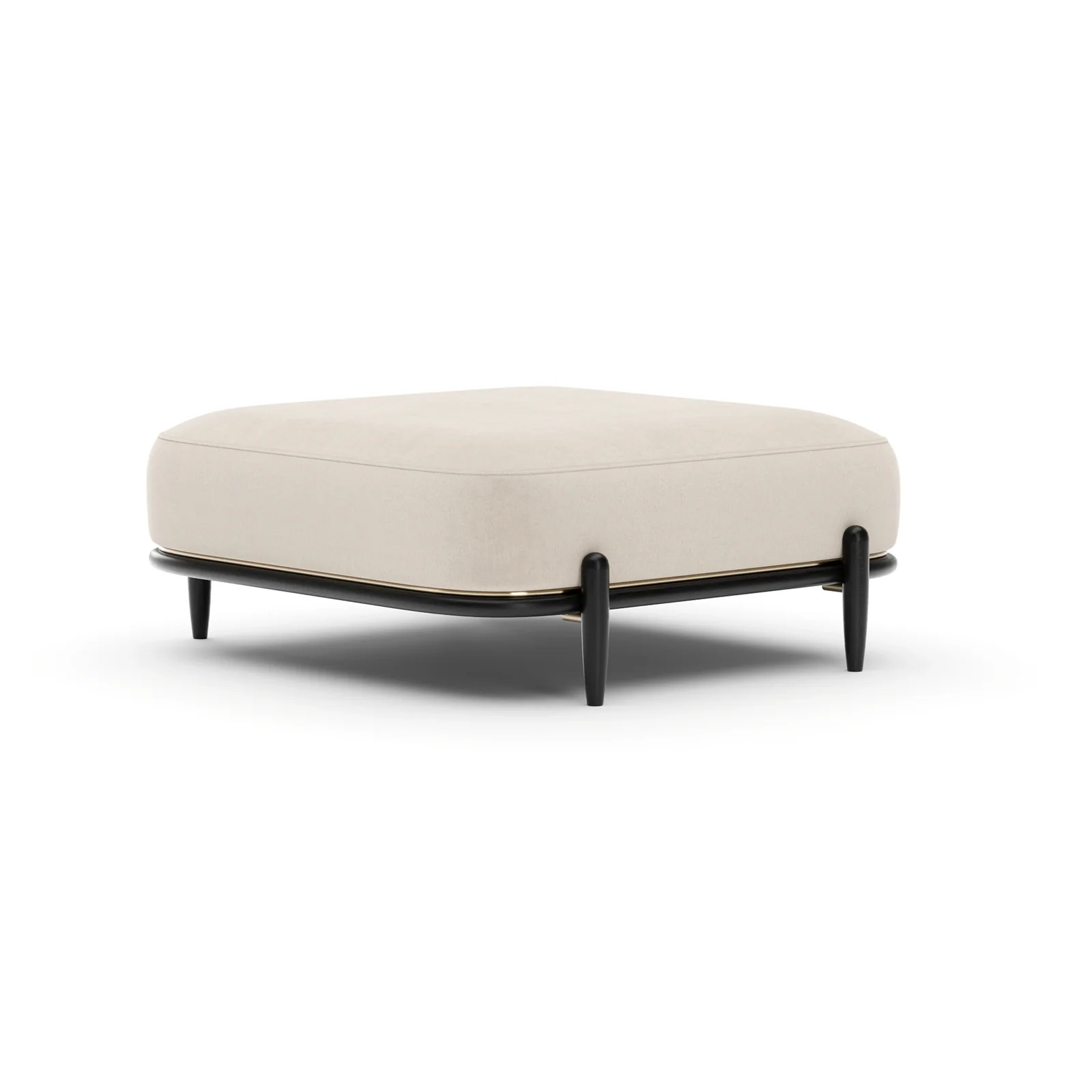Madera Ottoman - Oatmeal — view 2