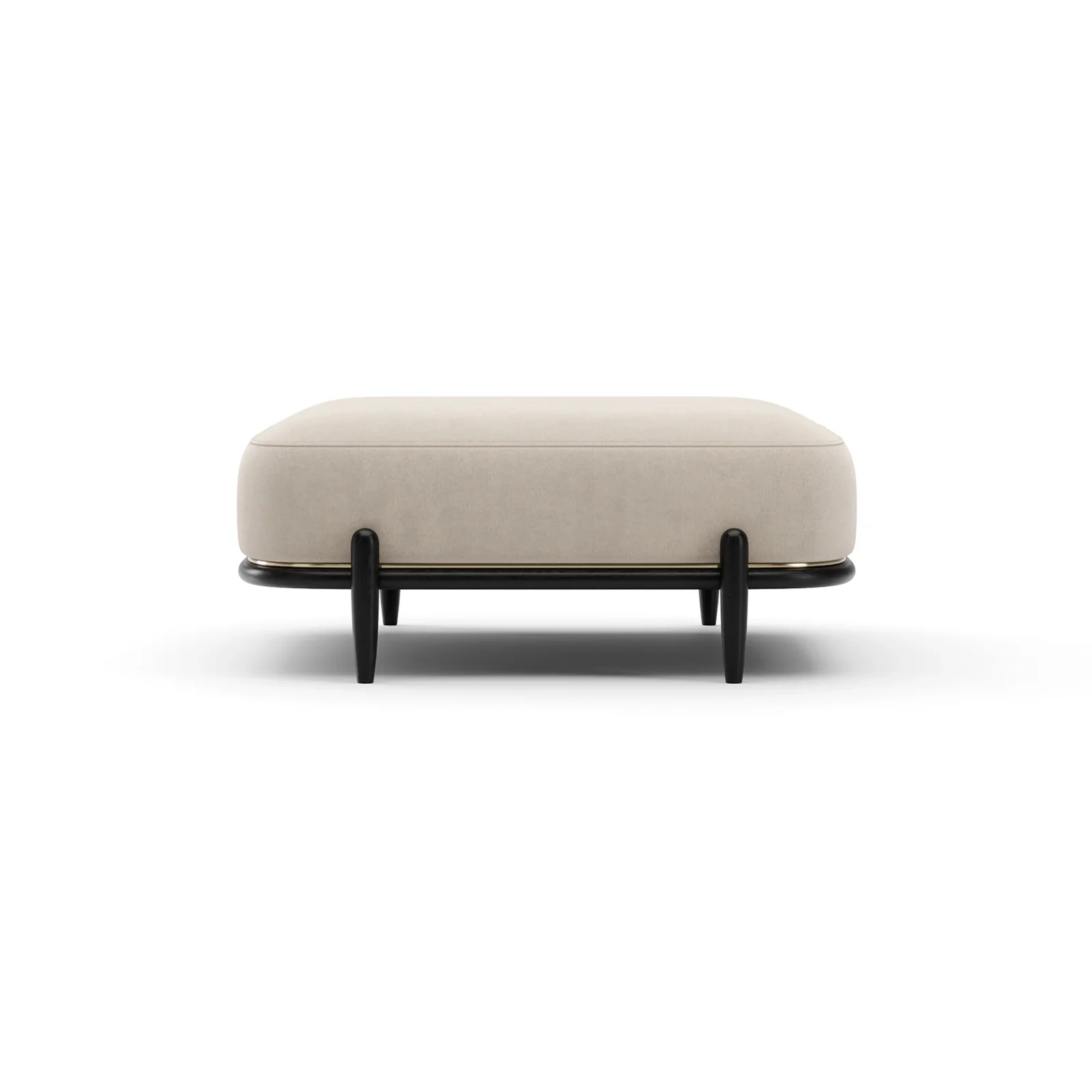Madera Ottoman - Oatmeal — view 4
