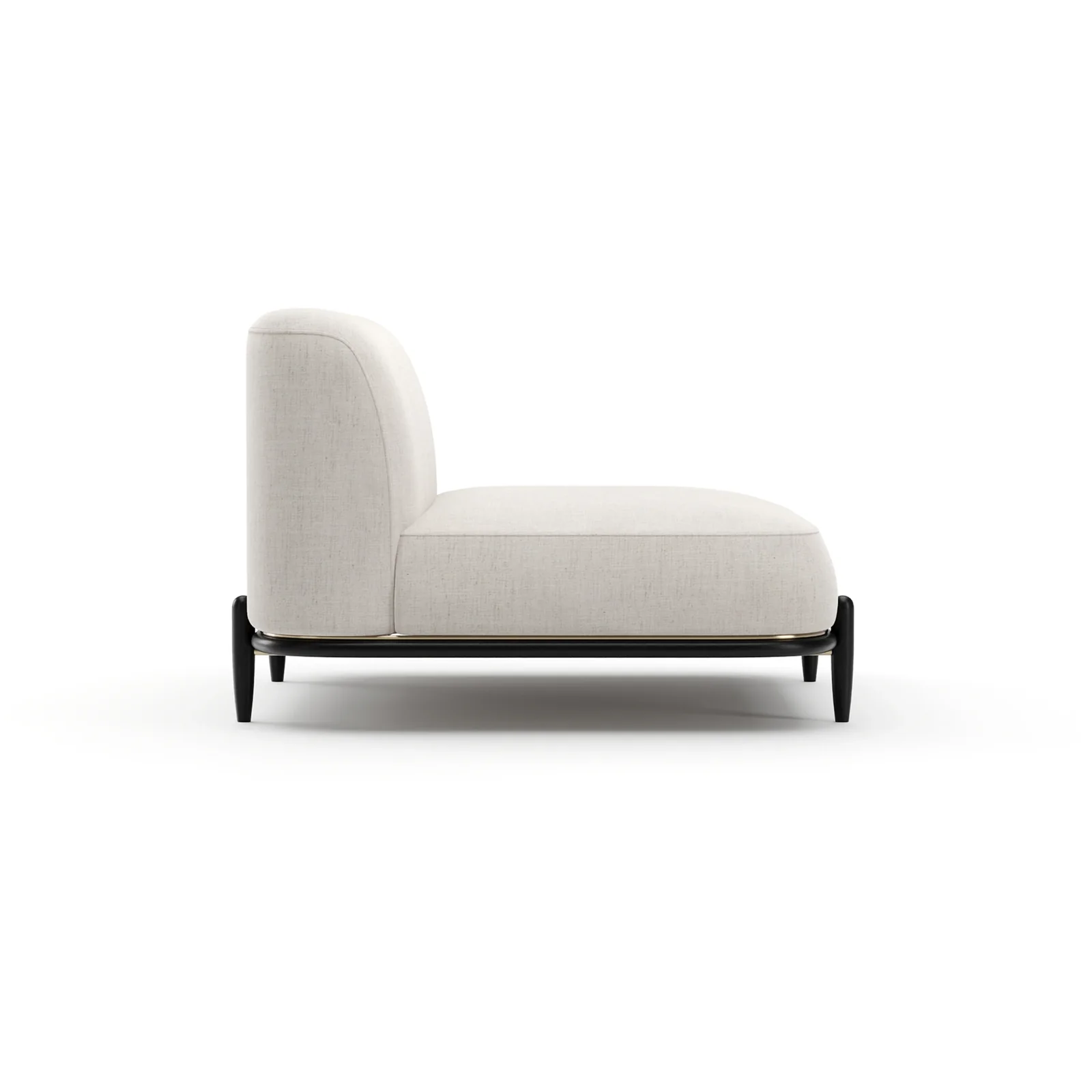 Madera Armless Chair - Oatmeal — view 3