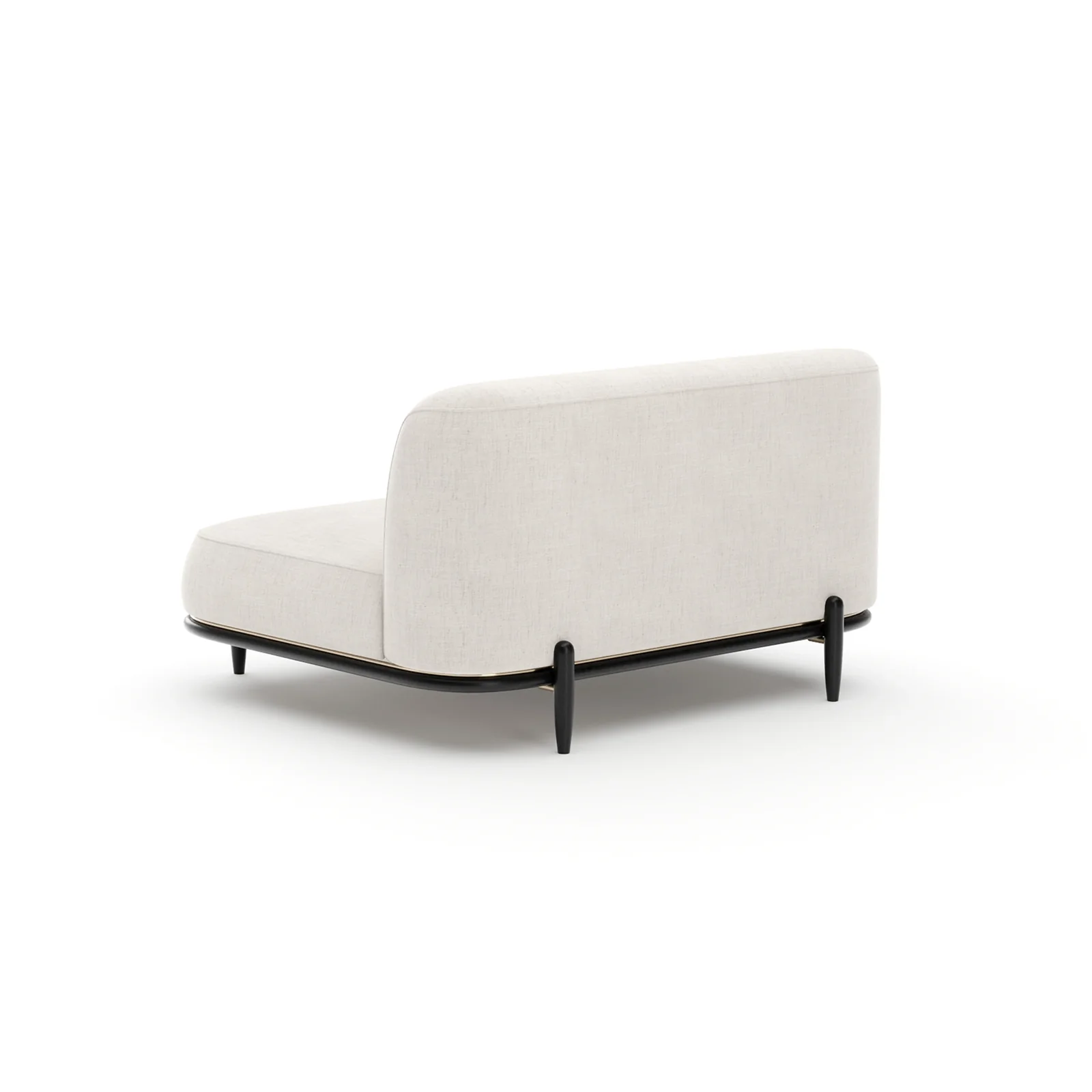 Madera Armless Chair - Oatmeal — view 4