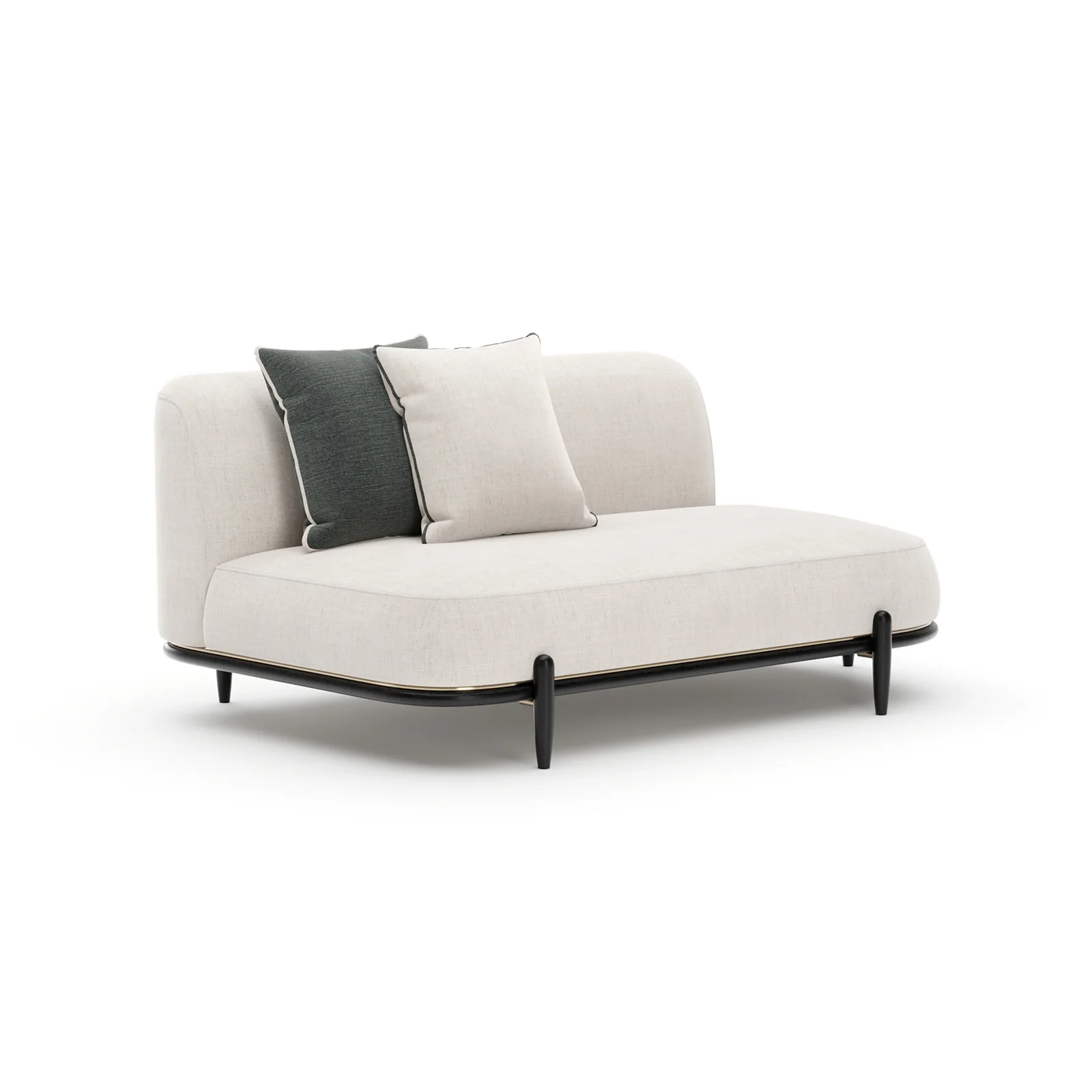 Madera Armless Raf Bumper - Oatmeal — view 2