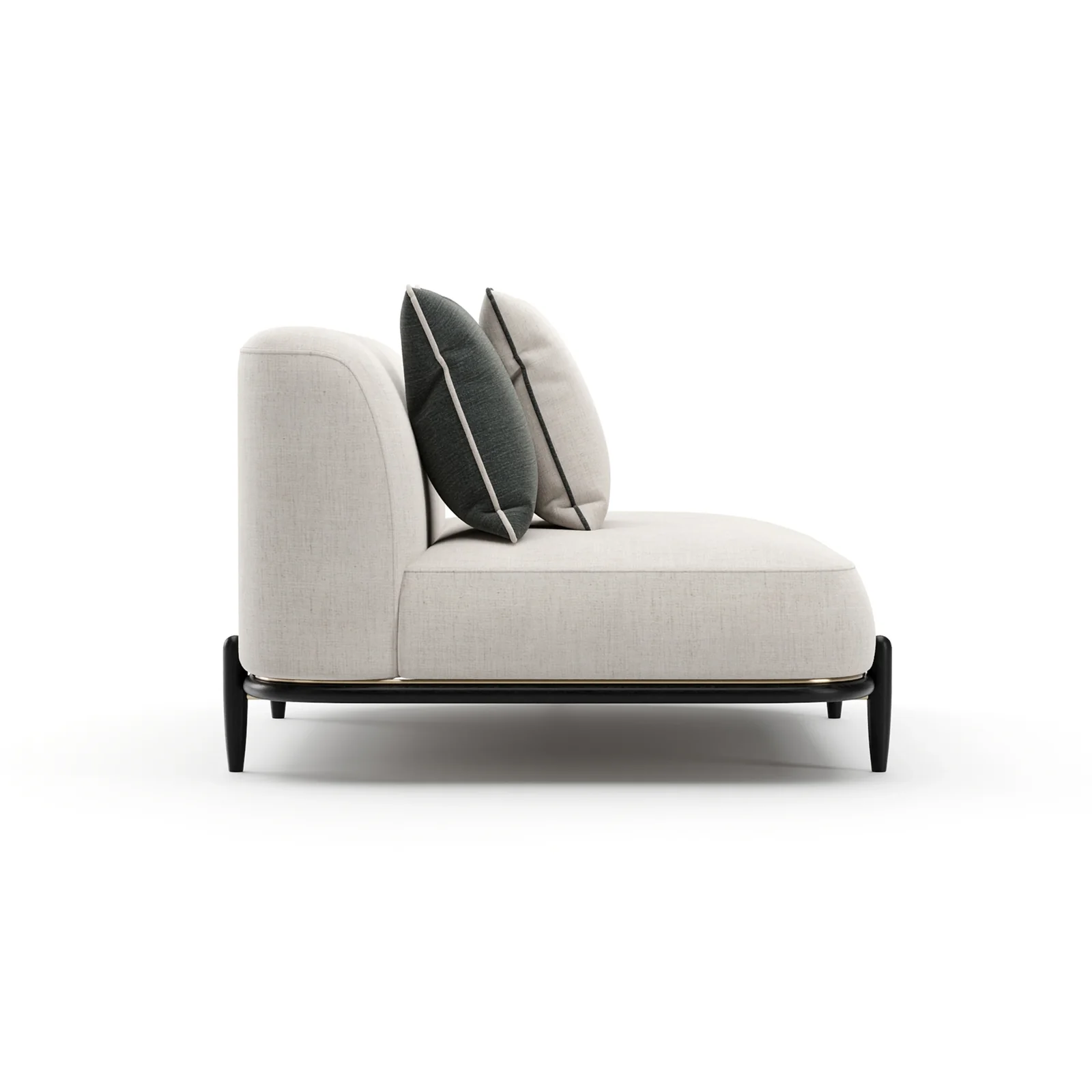 Madera Armless Raf Bumper - Oatmeal — view 3