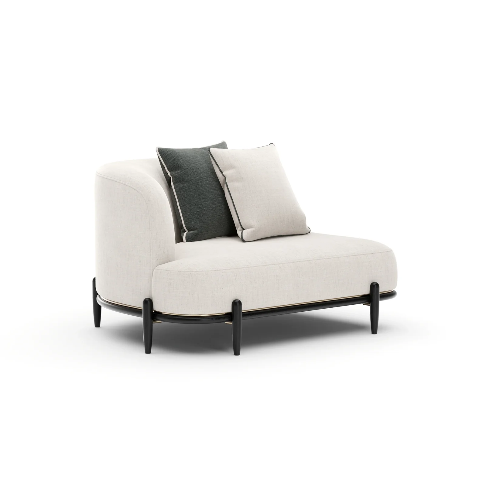 Madera Laf Loveseat - Oatmeal — view 2