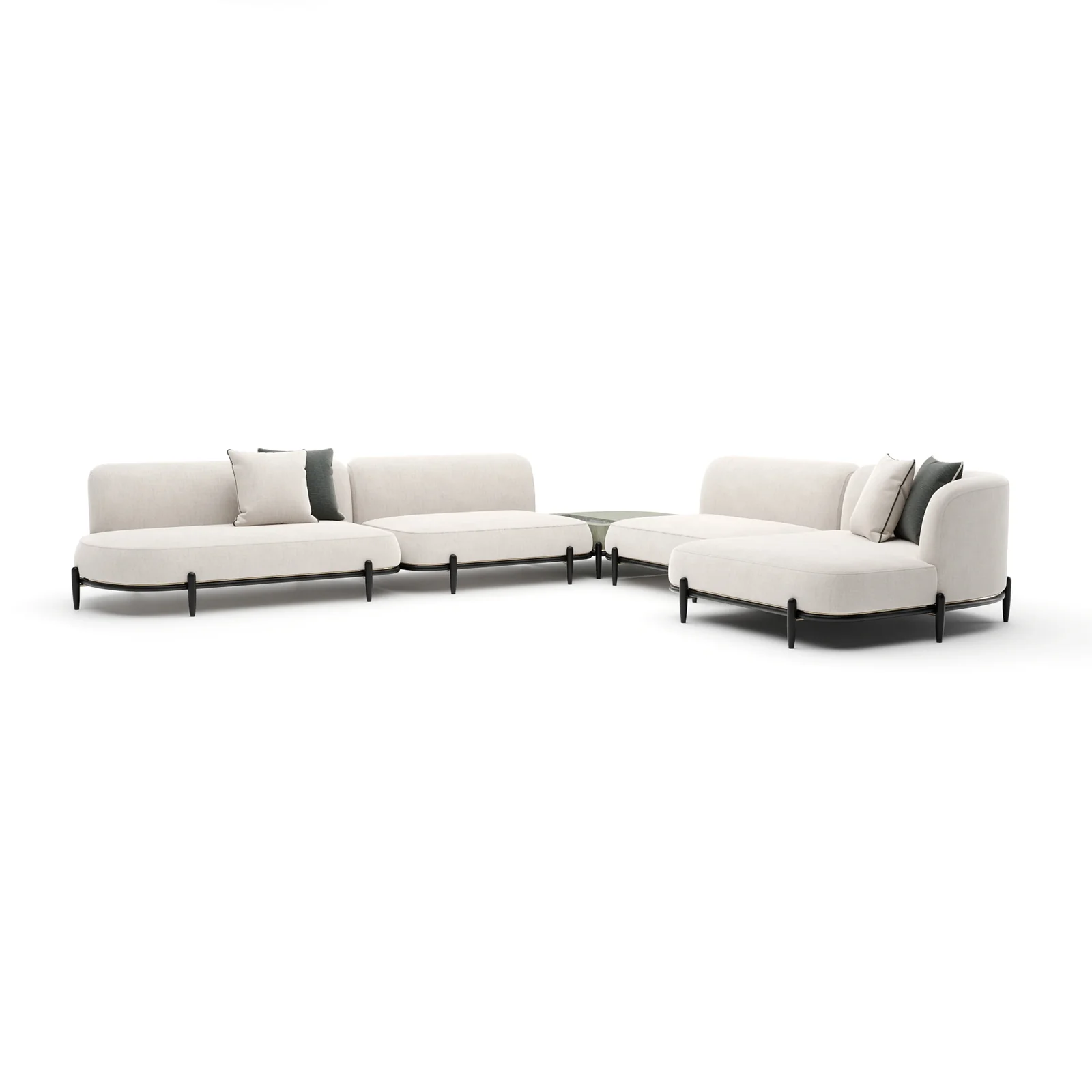 Madera Laf Large L Sectional — view 2