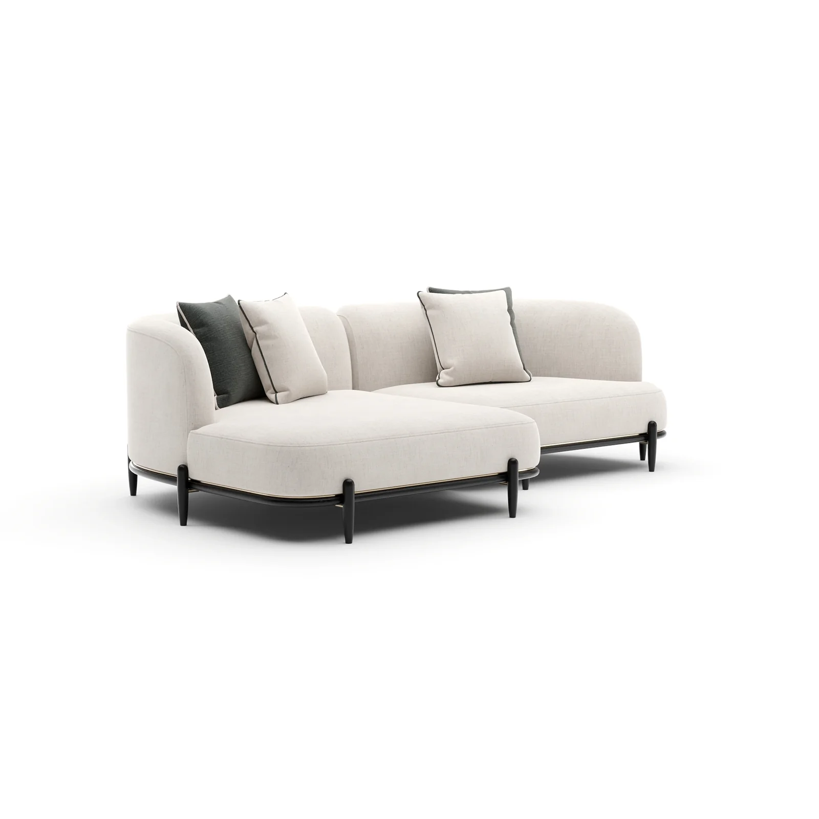 Madera Laf Small Chaise Sectional — view 2