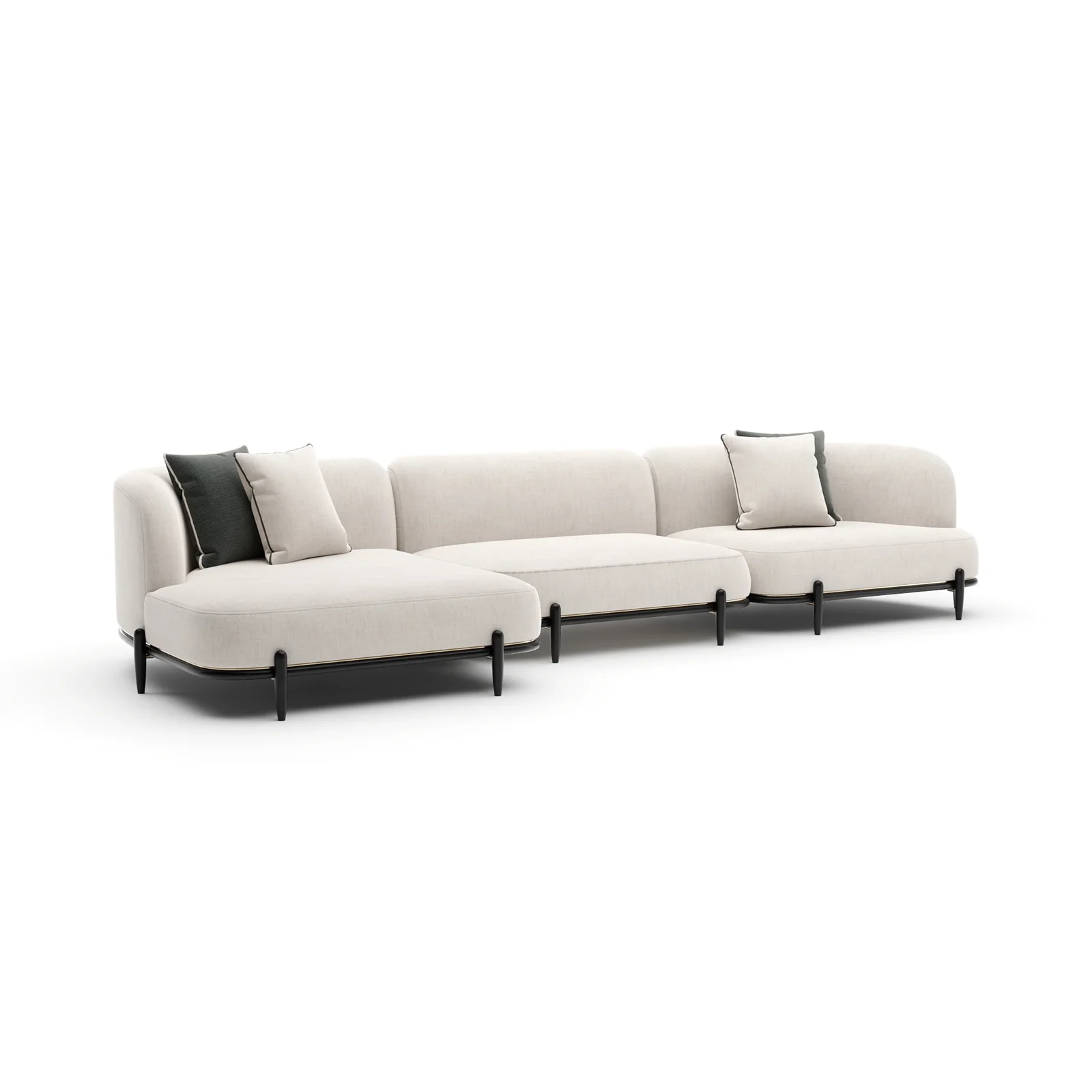 Madera Large Rt Chaise Sectional — view 2