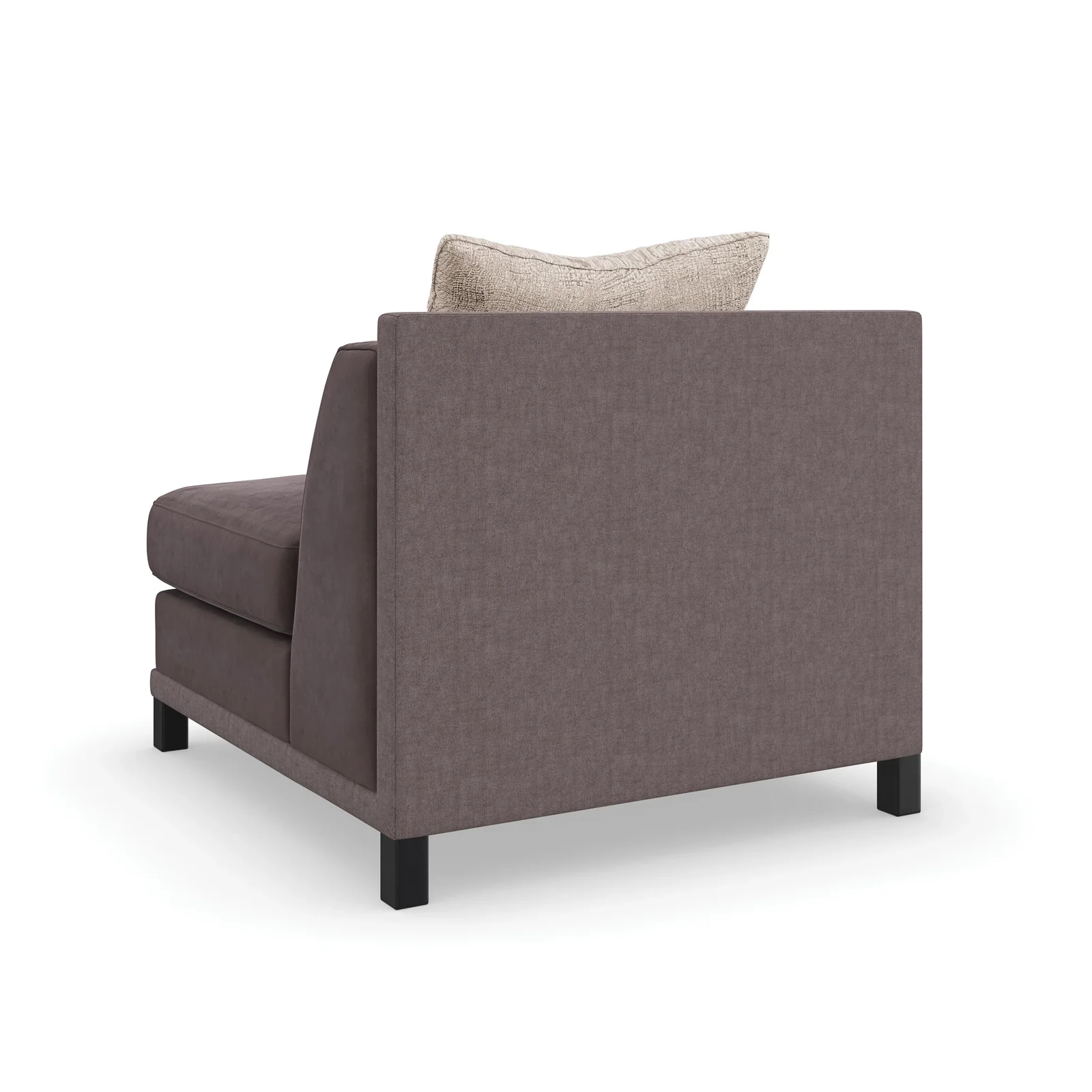 Tuxedo Armless Chair — view 5