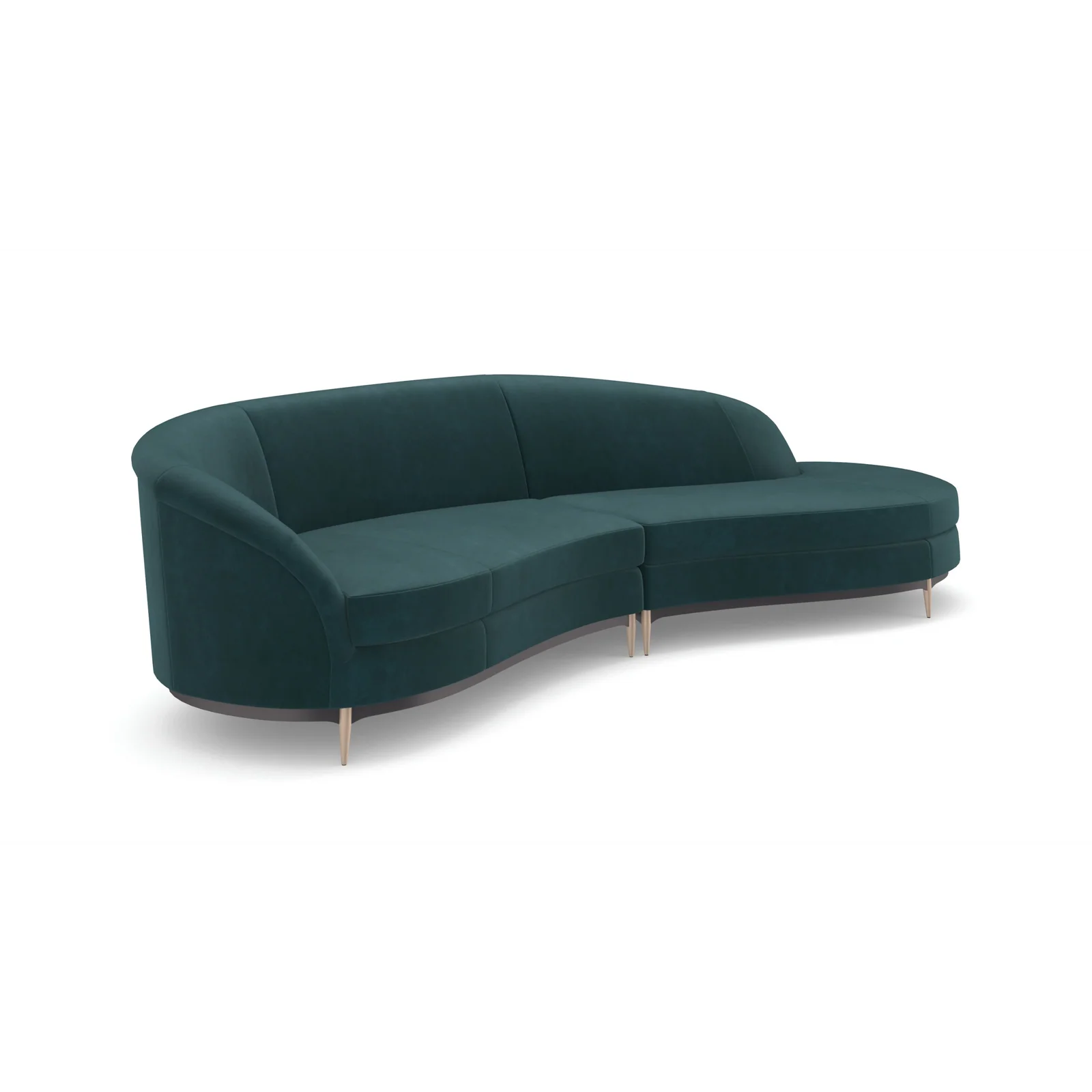 Three's Company Left Chaise Sectional — view 2