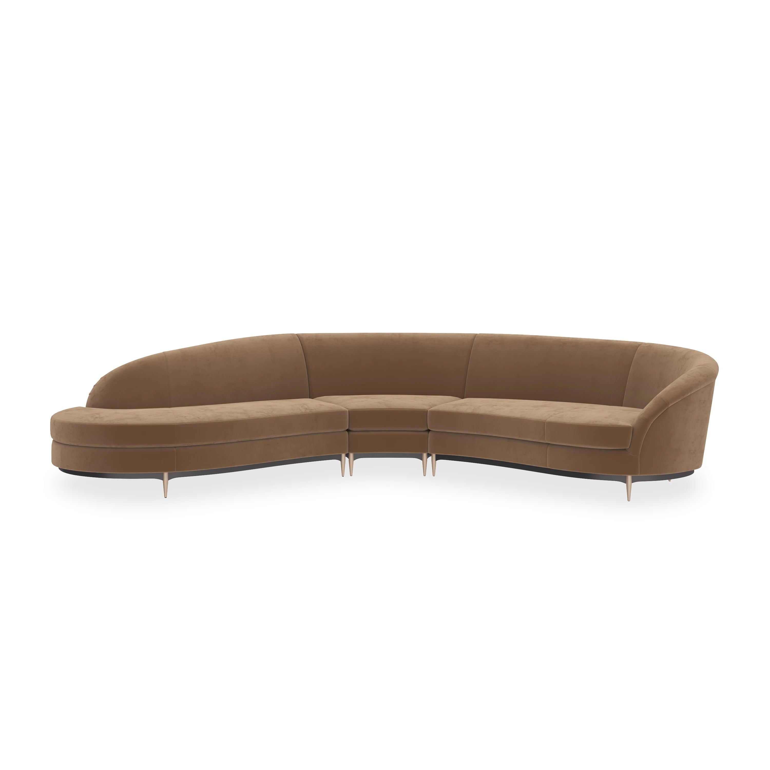 Three's Company Lf Chaise 3Pc Sec