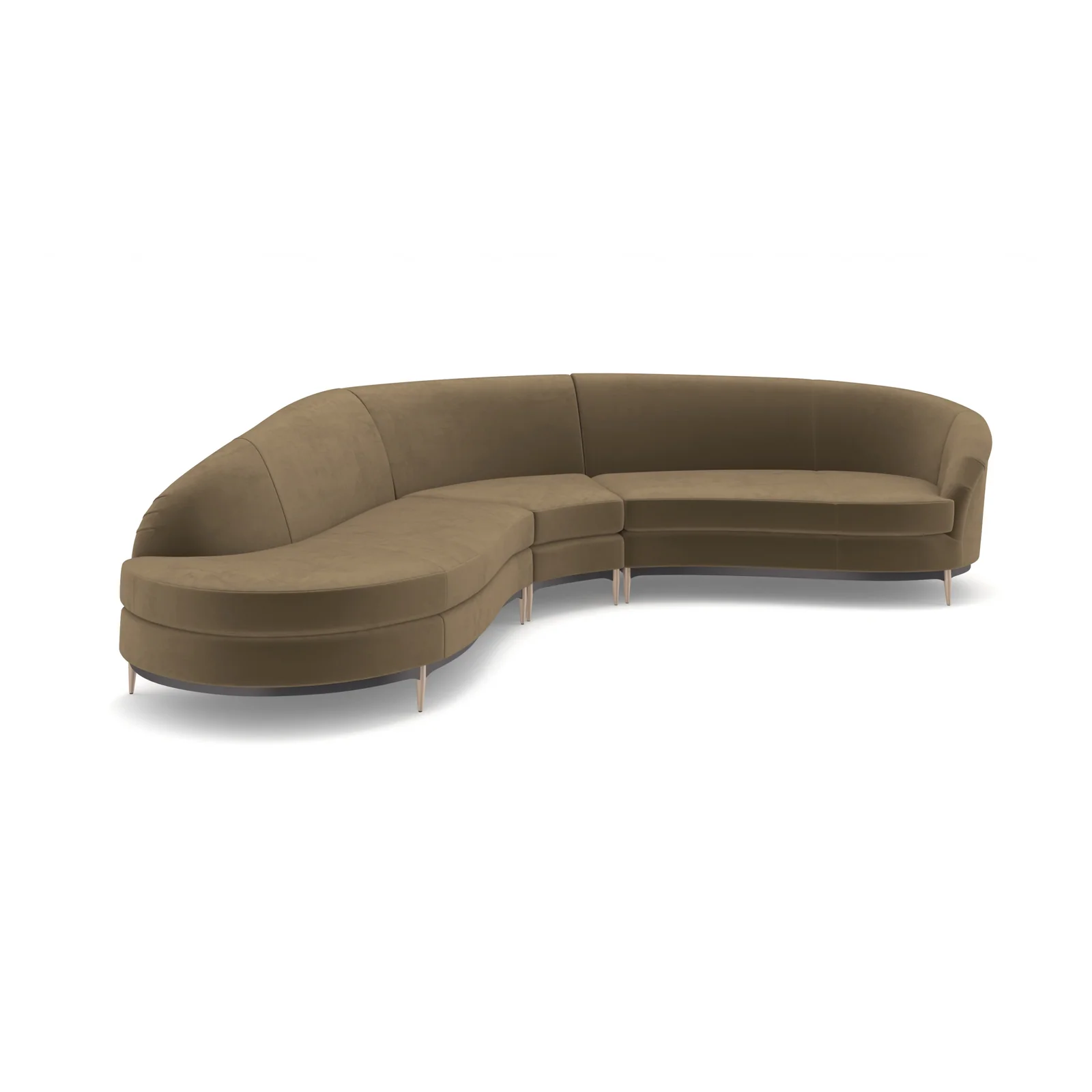 Three's Company Lf Chaise 3Pc Sec — view 2