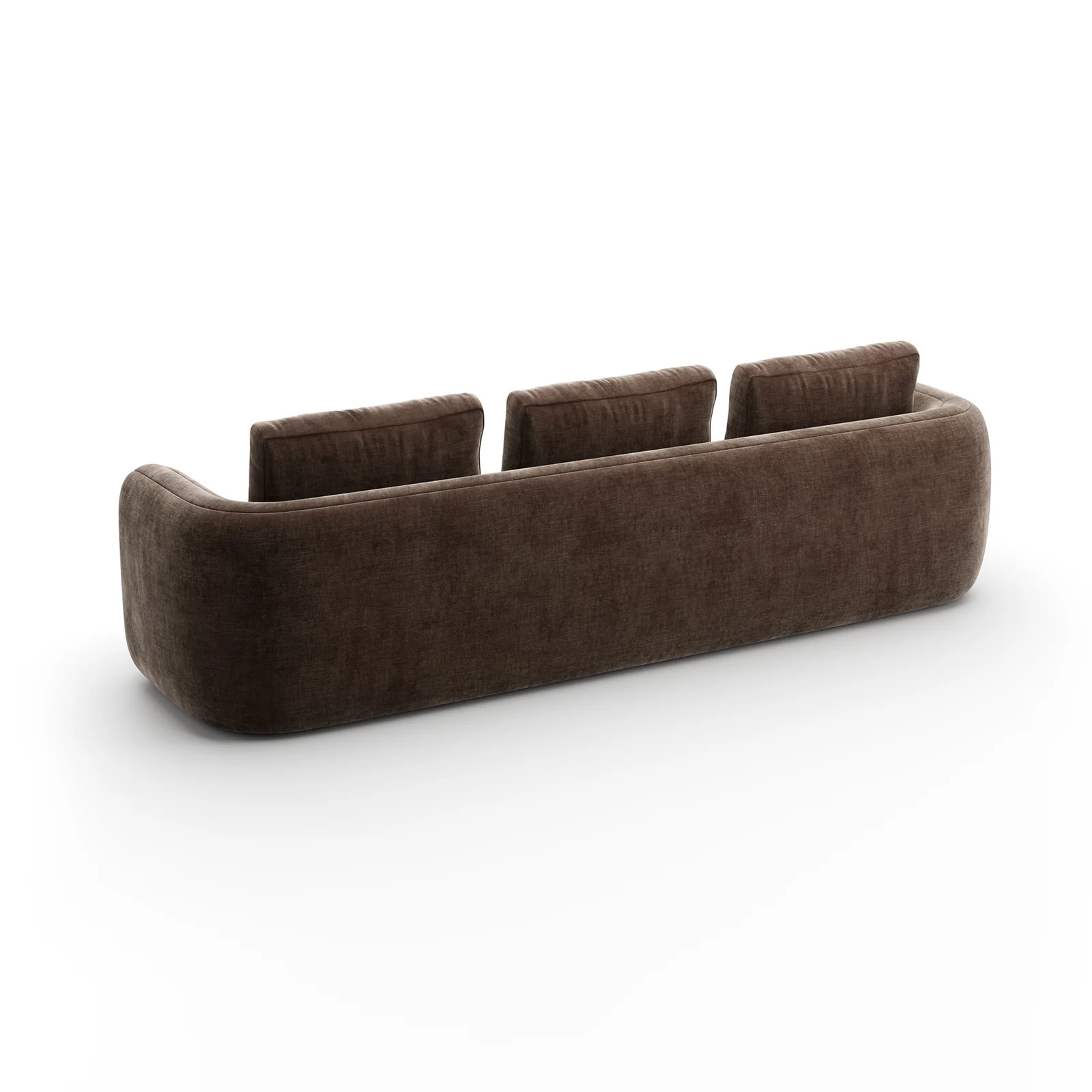 Overlap Sofa Dark Taupe — view 7